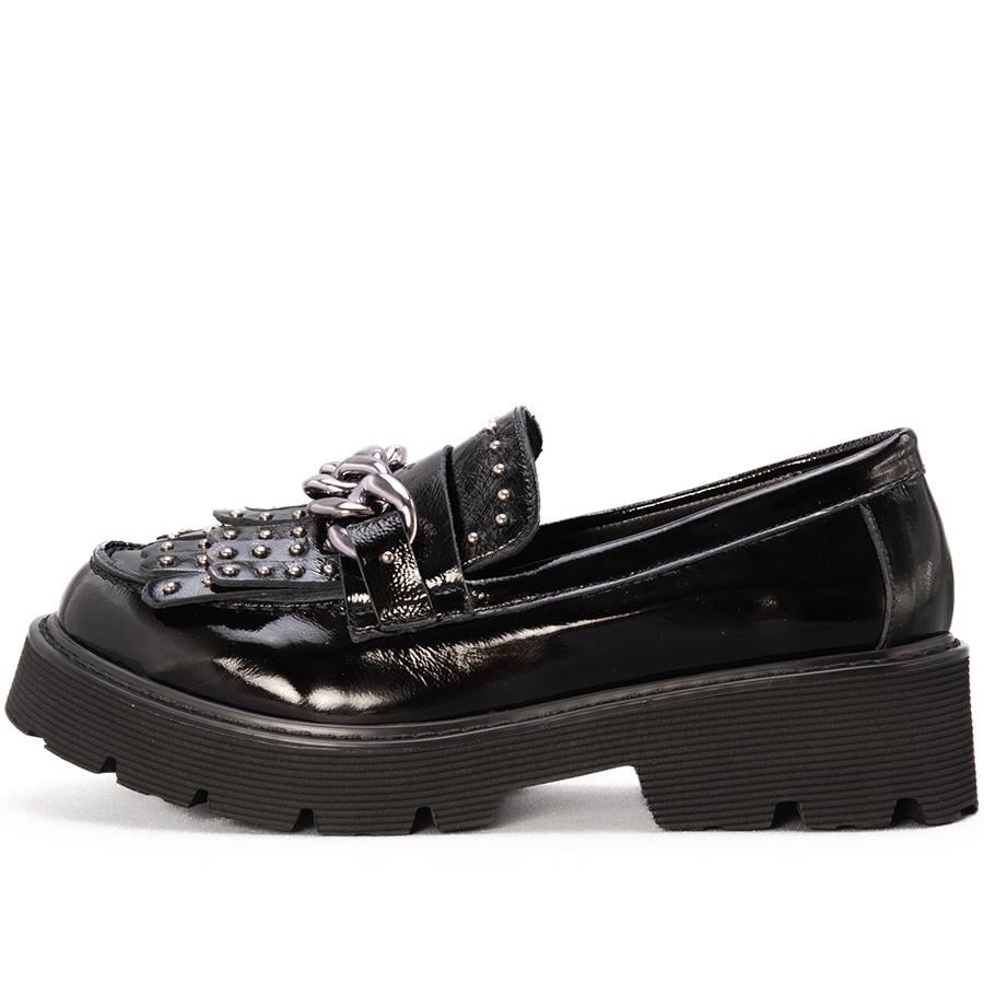 Gusse Gelbero Kadın Hakiki Rugan Deri Loafer Ayakkabı 5680-3