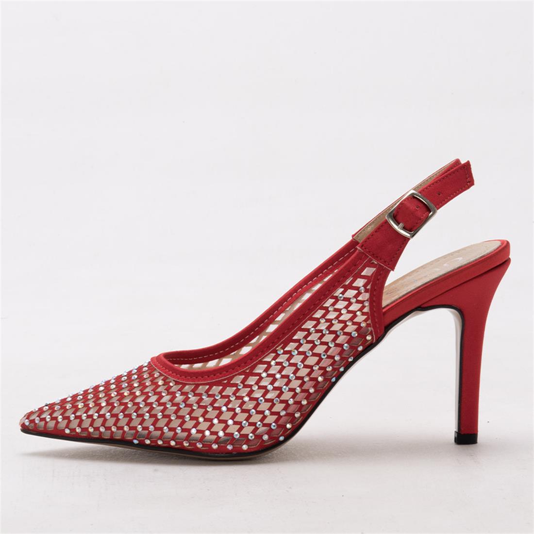 Gusse Jadira Kadin Saten Abiye Stiletto 2093