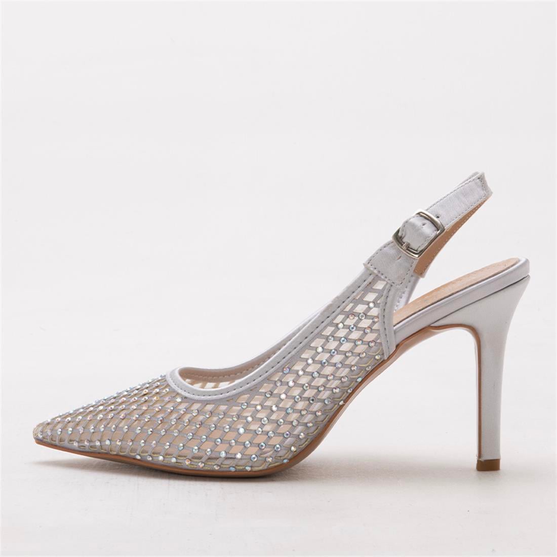 Gusse Jadira Kadin Saten Abiye Stiletto 2093