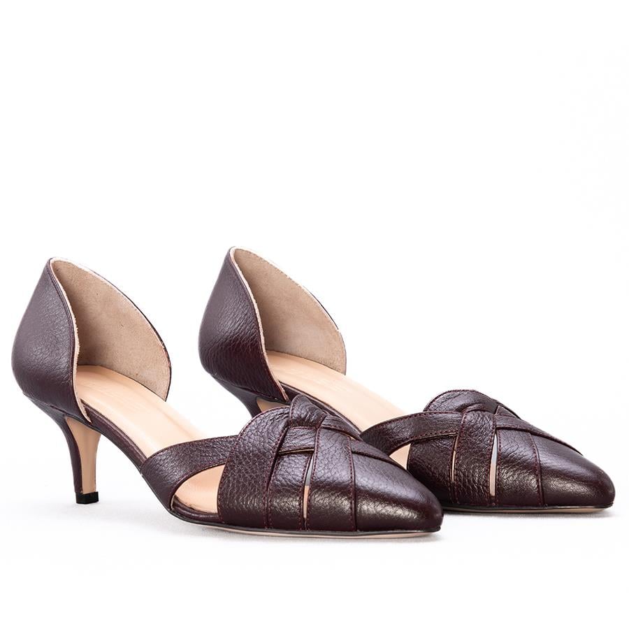 Gusse Lıdıa Kadın Hakiki Deri Stiletto Ayakkabı K152