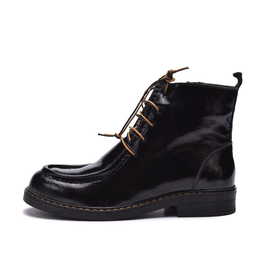 Gusse Lunera Kadın Hakıkı Rugan Derı Bot 267335-3