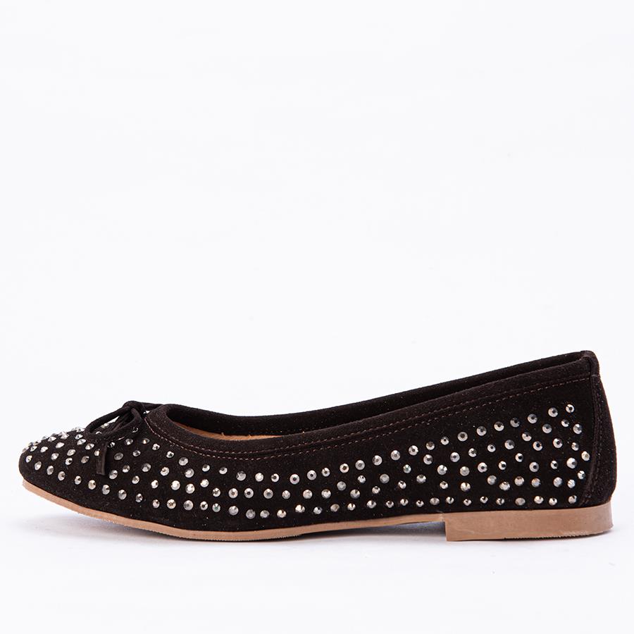 Gusse Mahsunta Kadın Hakiki Süet Deri Babet 15124-2