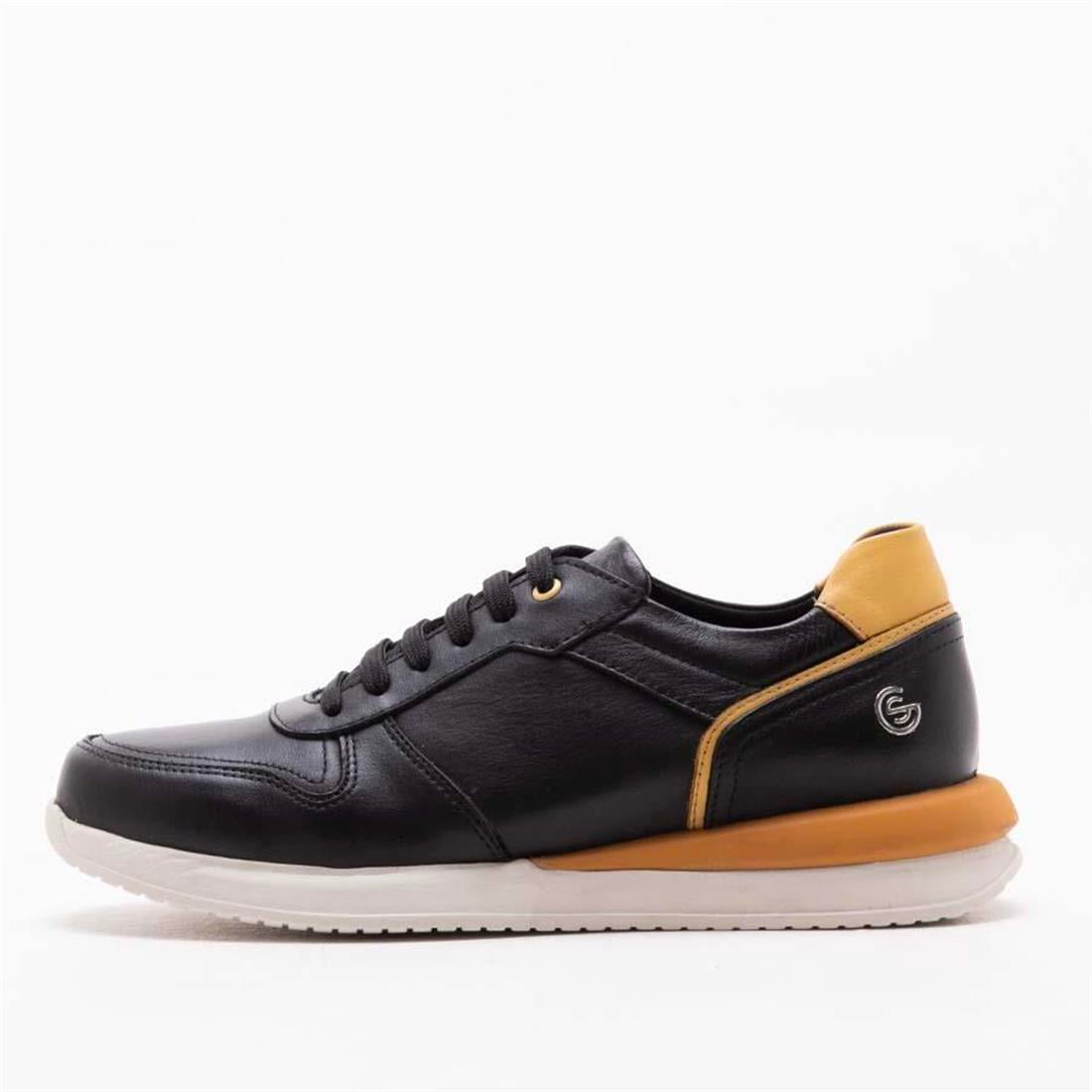 GUSSE MILLER ERKEK BEJ HAKİKİ DERİ SNEAKER AYAKKABI
