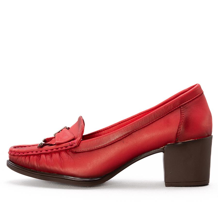 Gusse Omar Kadın Hakiki Deri Günkük Topuklu Ayakkabı 680