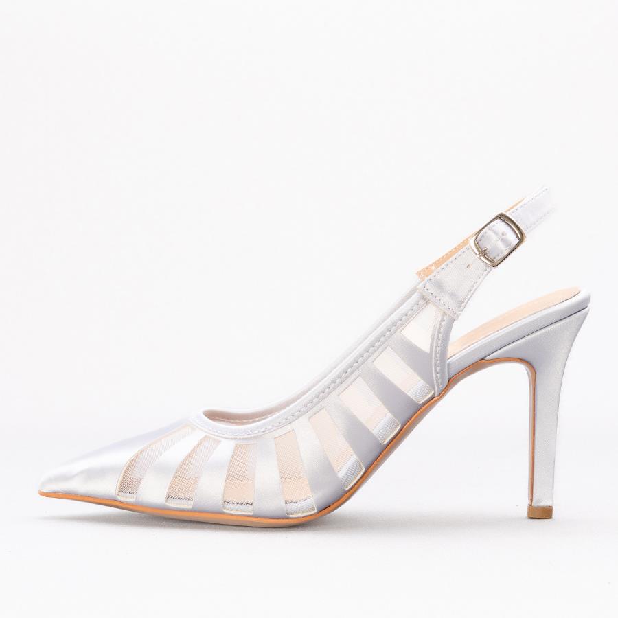 Gusse Yelpaze Kadın Saten Stiletto 1991-4