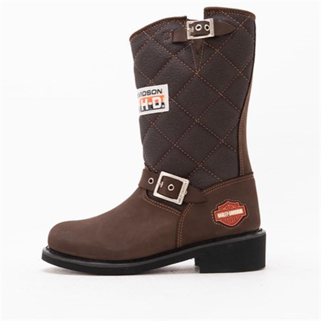 Harley Davidson Laconia Erkek Nubuk Deri Çizme