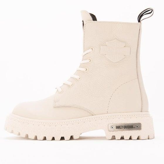 Harley Davidson Margaret Kadın Baskı Deri Bot 021Z100613