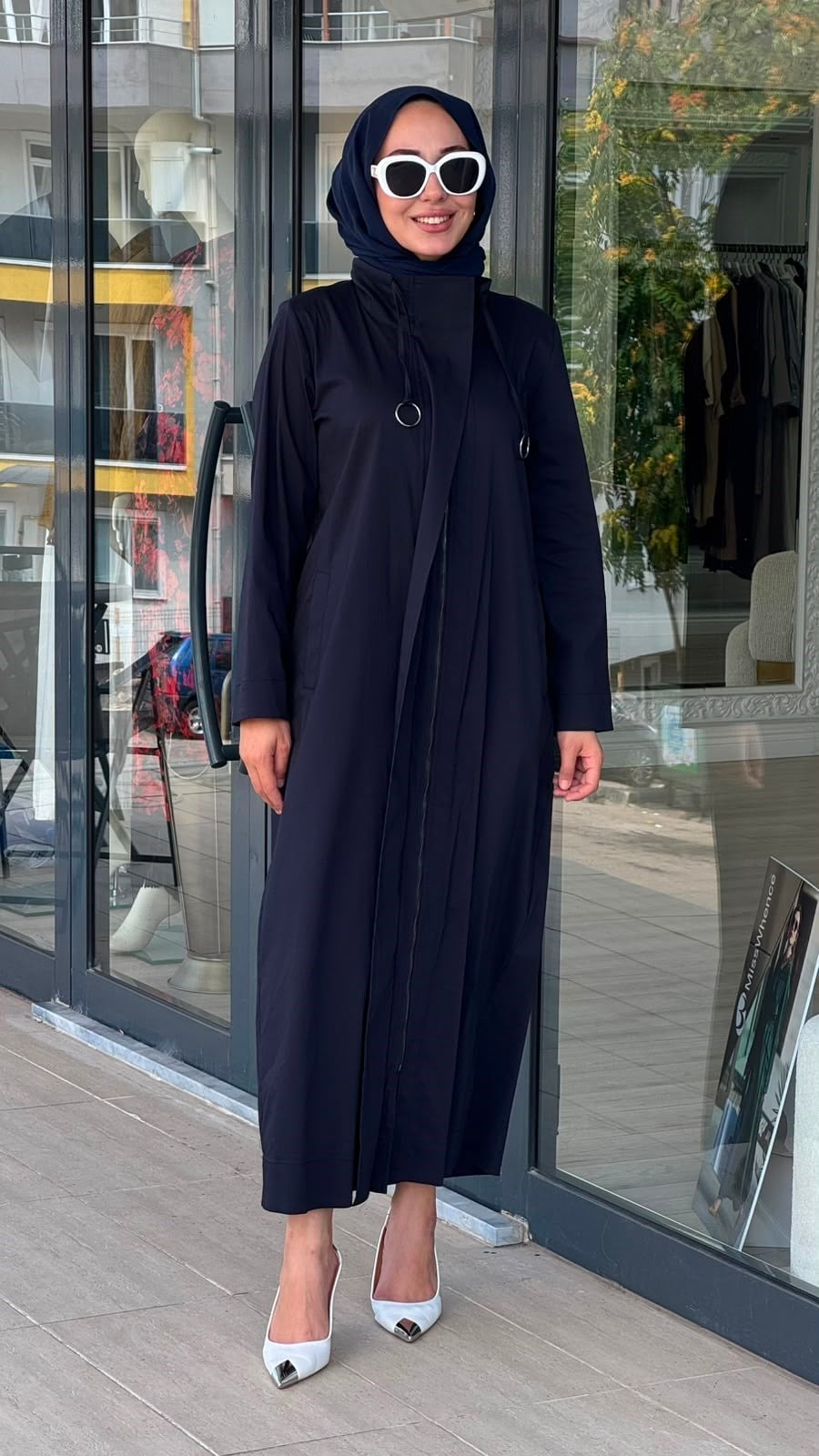Almarwah Dik Yaka Halka Fermuarlı Kap 405027