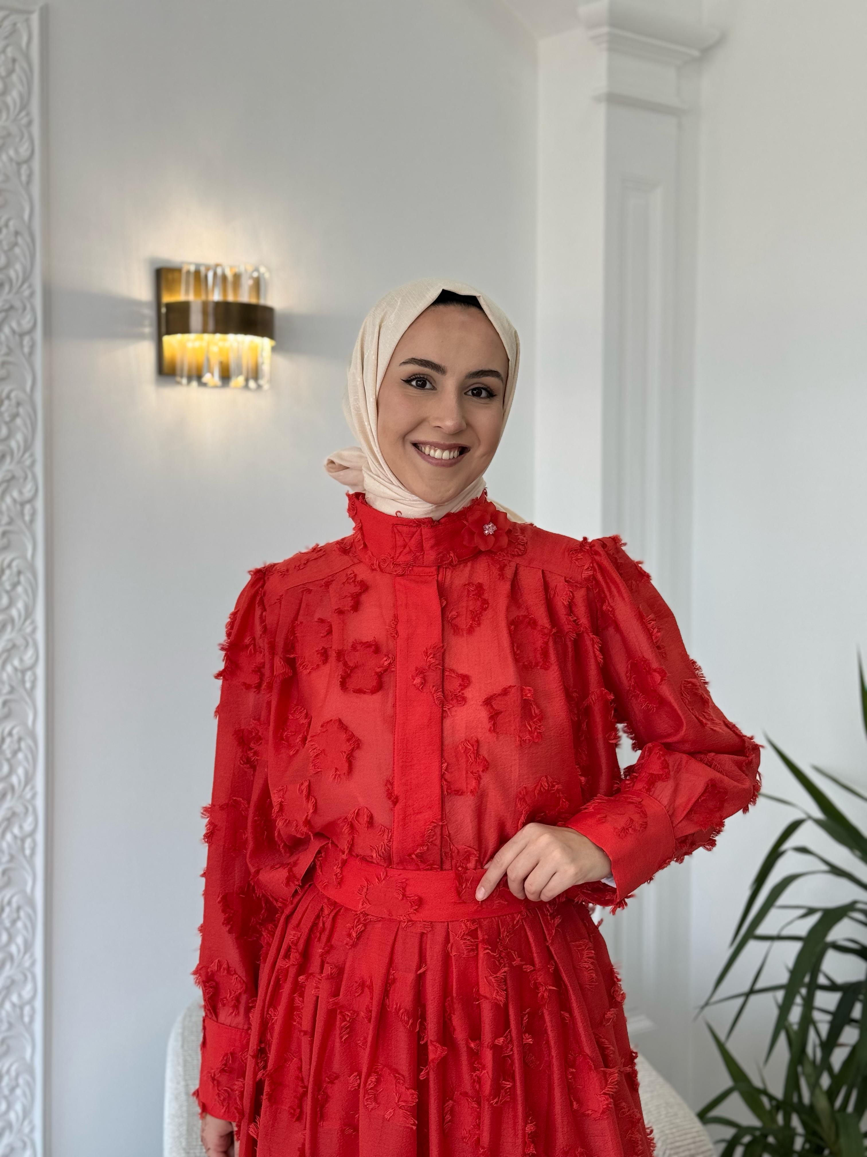 Kahma Ceket Mercan 25y25160
