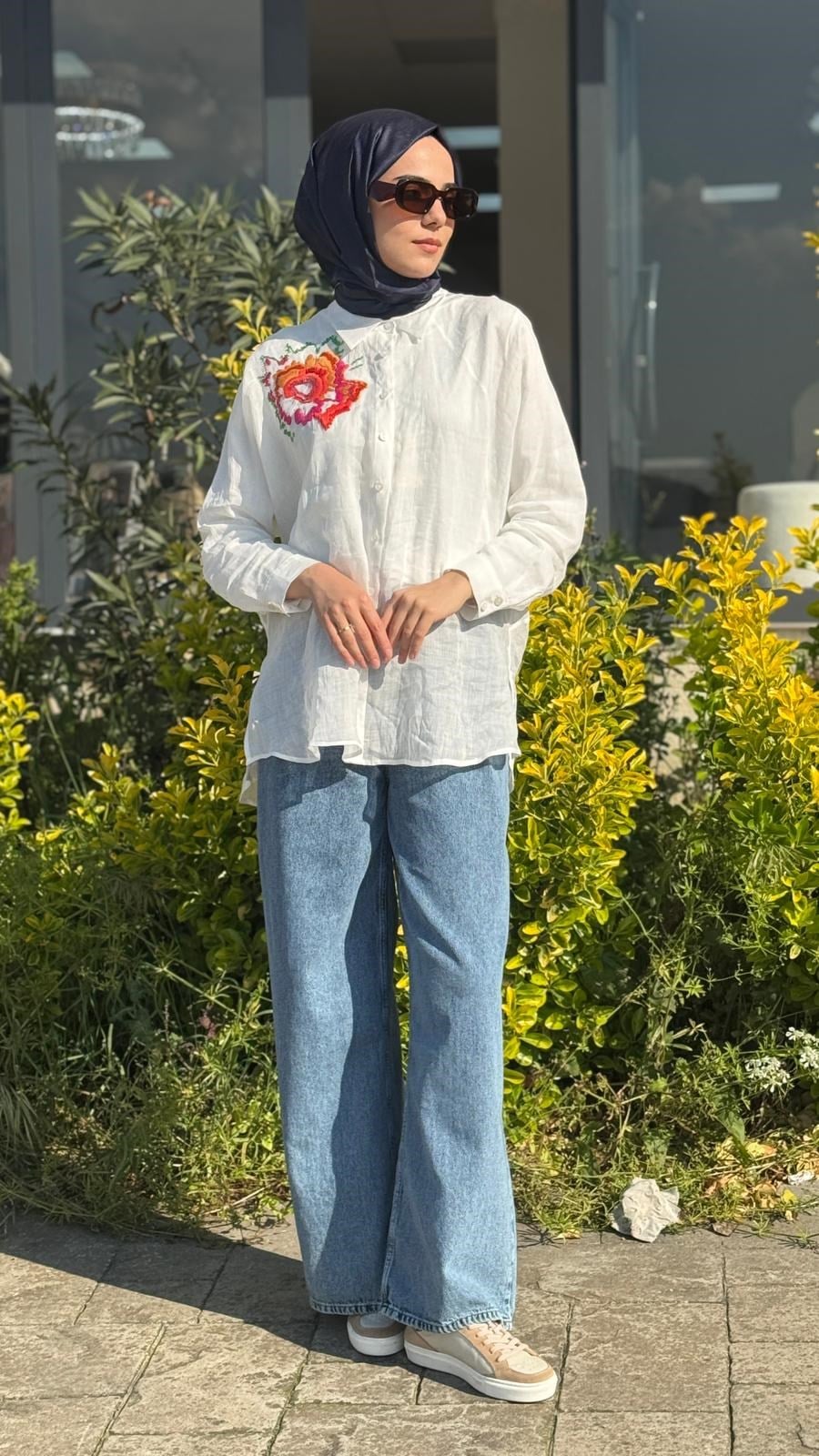 Kahma El İşlemeli Gömlek26y18309