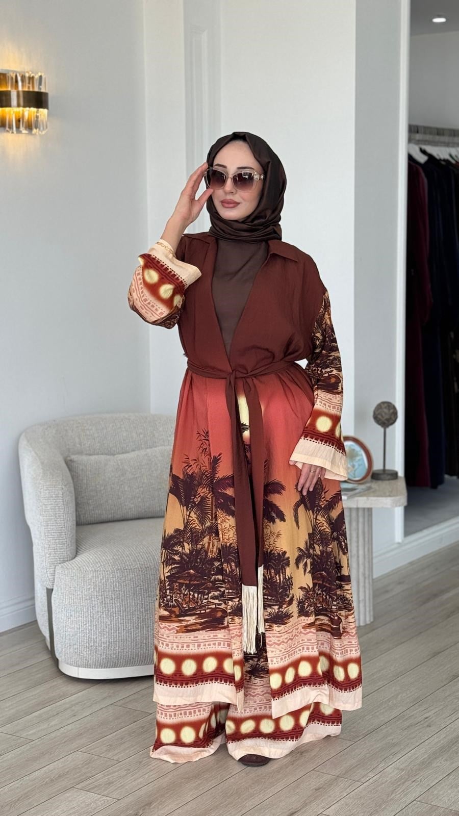 Kahma Kimonolu Pantolon Takım 26y14314