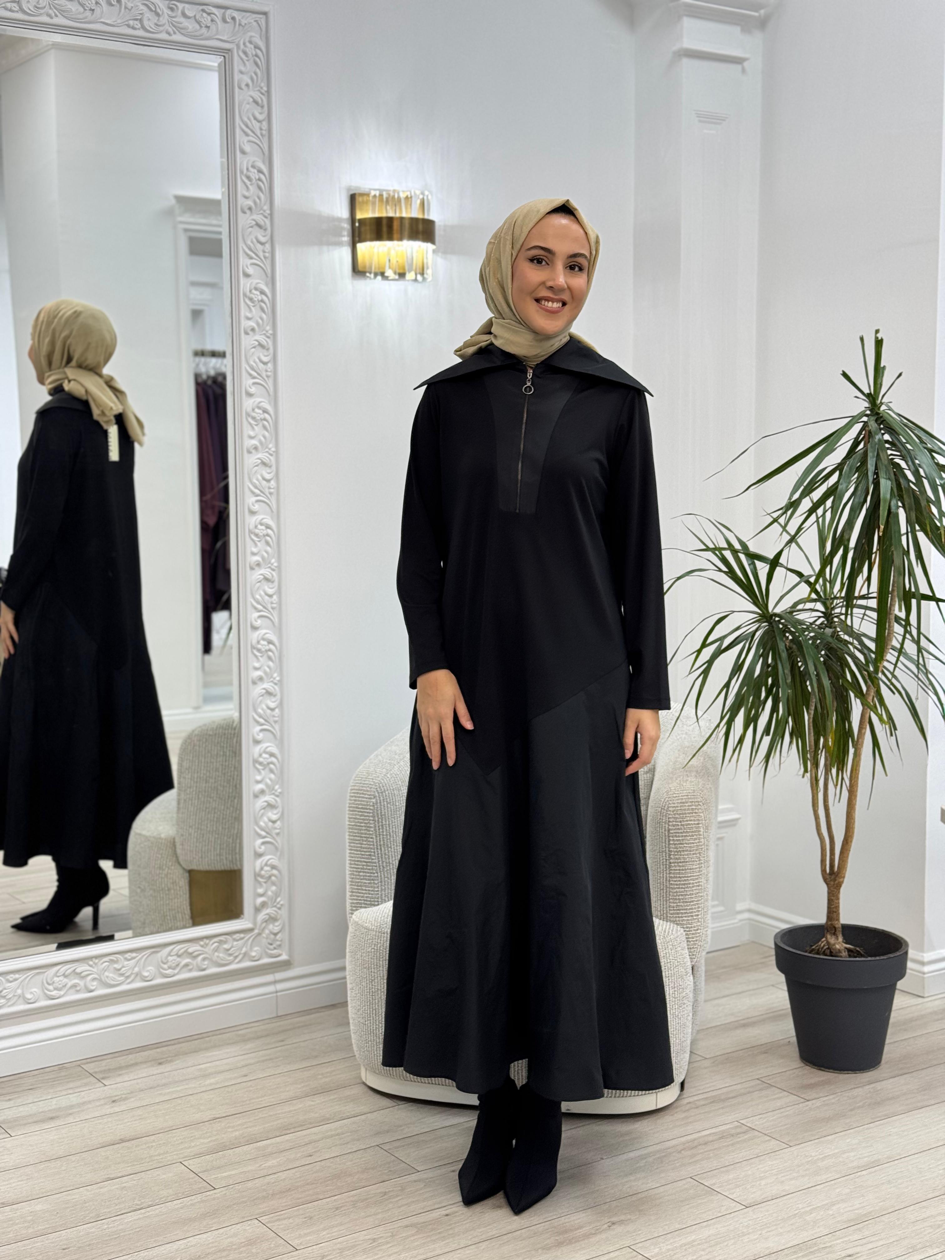 Kahma Paraşüt Detaylı Elbise 24k13114