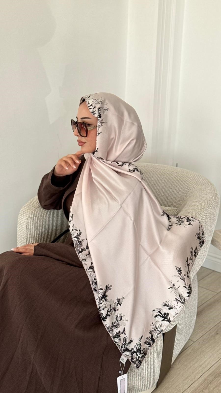 Maisa Mulberry İpek Şal Gül Kurusu B 2954