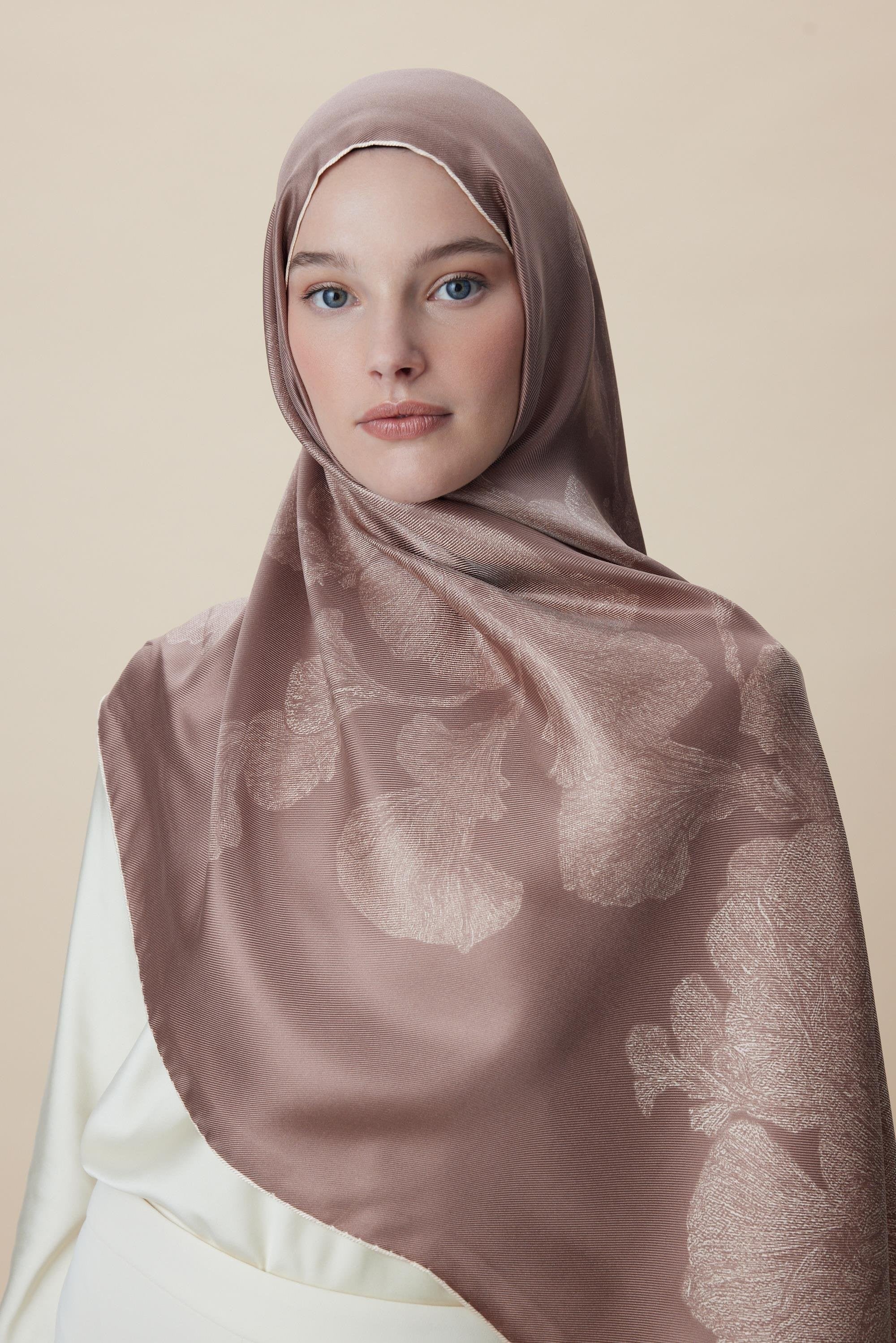 Maisa Mulberry İpek Şal Sütlü Kahve  2954