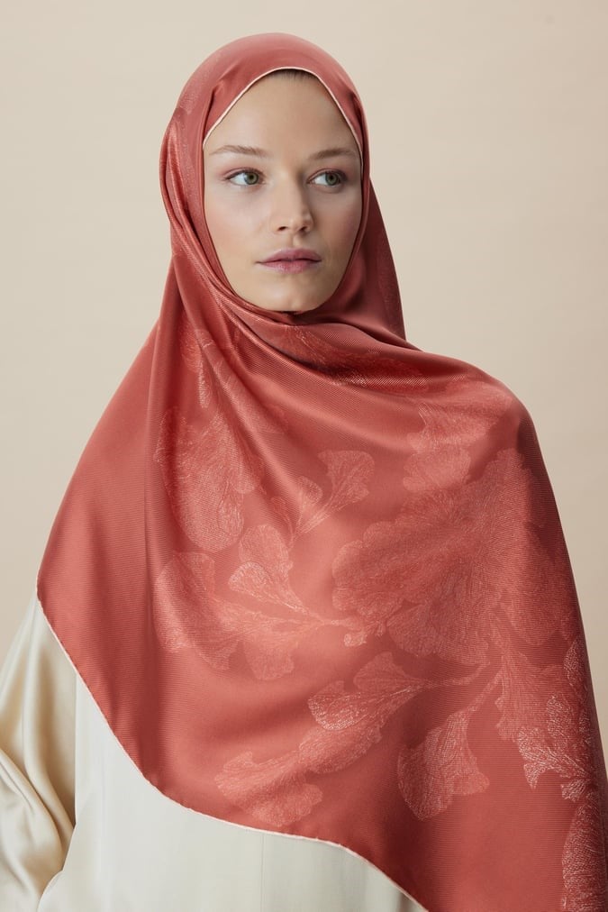 Maisa Mulberry İpek Şal Vizon F 2954