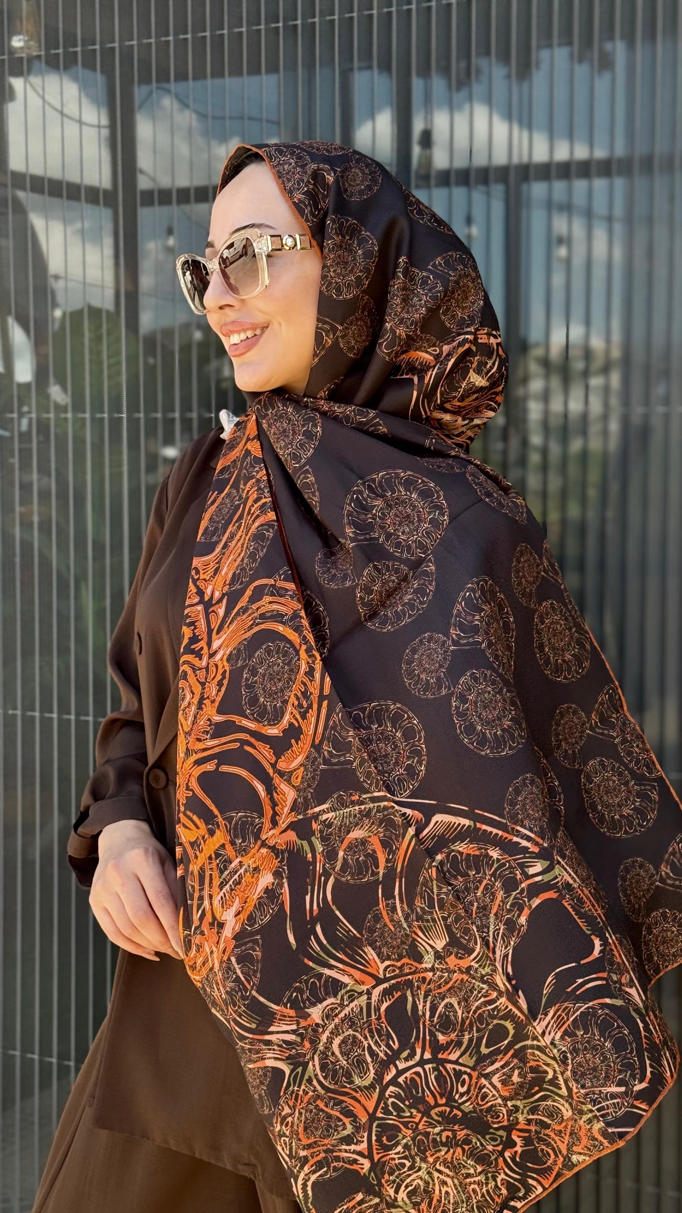 Maisa Pamuk İpek F Şal Bakır 2955