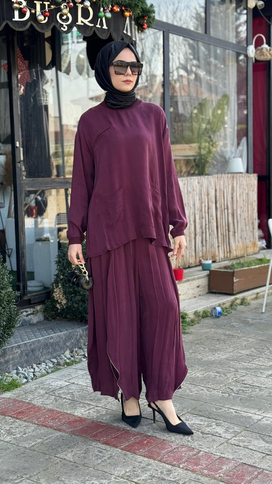 Misswhence Bol Pantolonlu Takım 39004