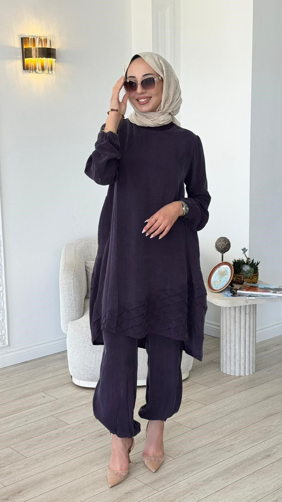 Misswhence Nervüllü Pantolon Takım 39018