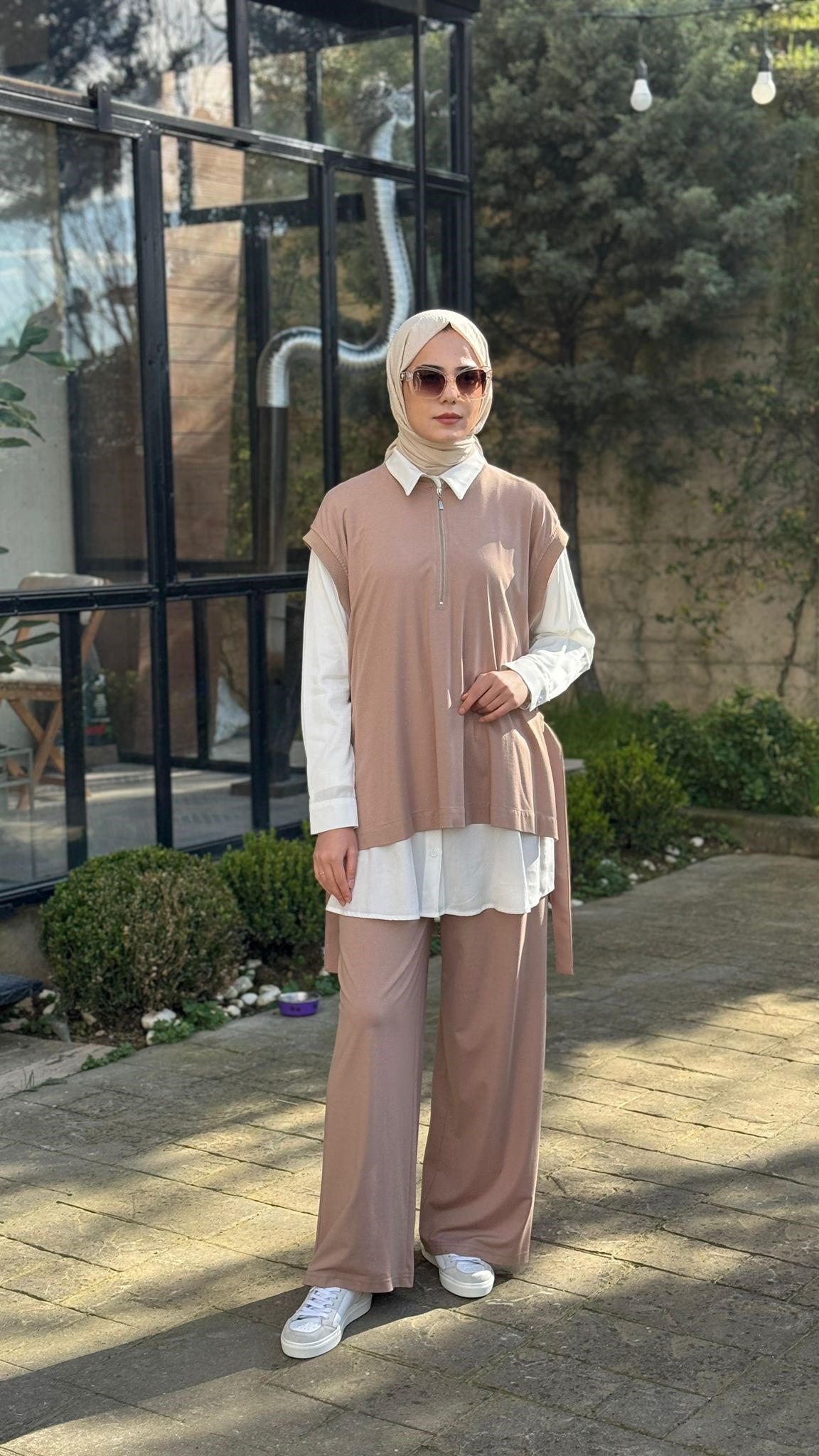 Nurcan Çetin Sportif Pantolonlu Takım 26613 