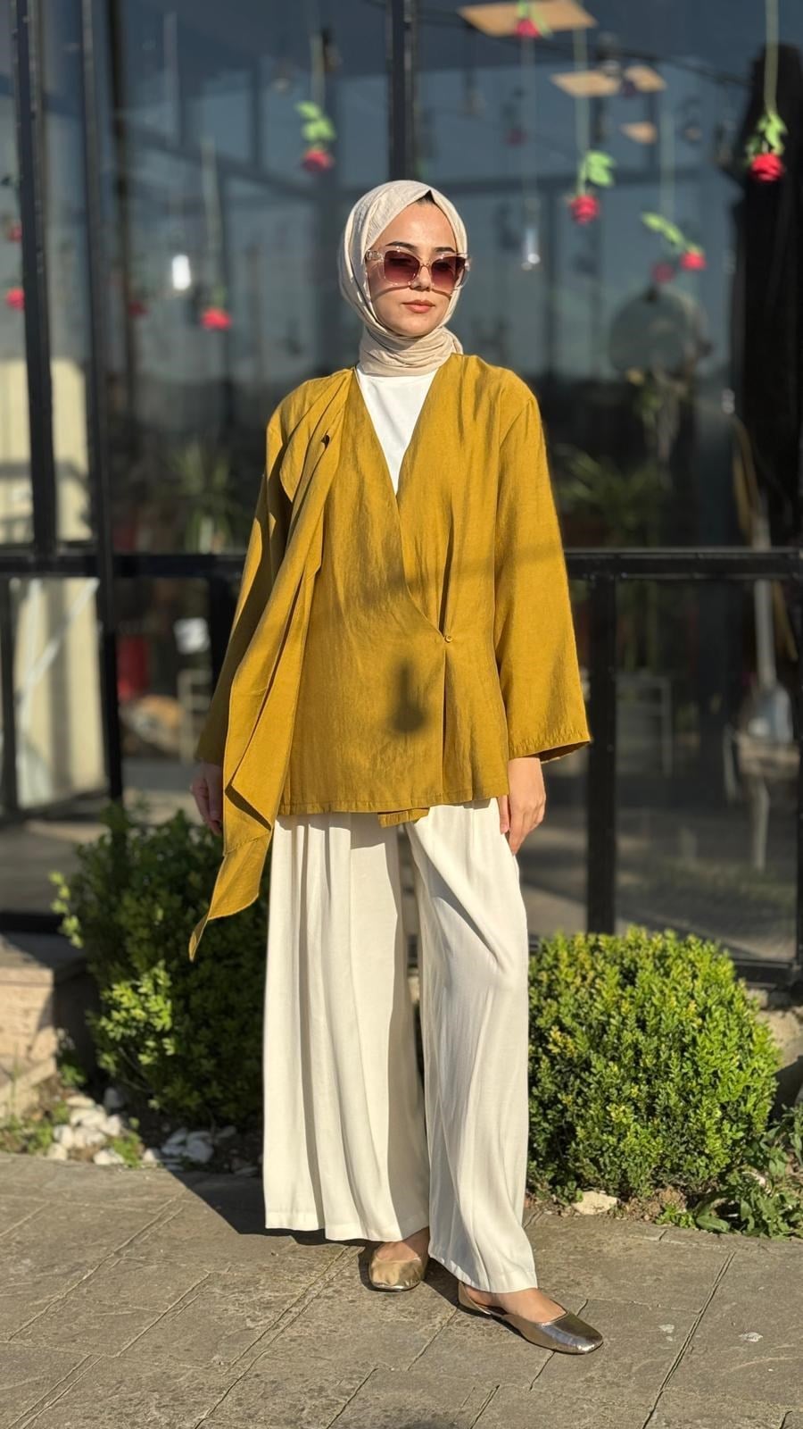 QOOQ Elix Kısa Kimono 26ss607