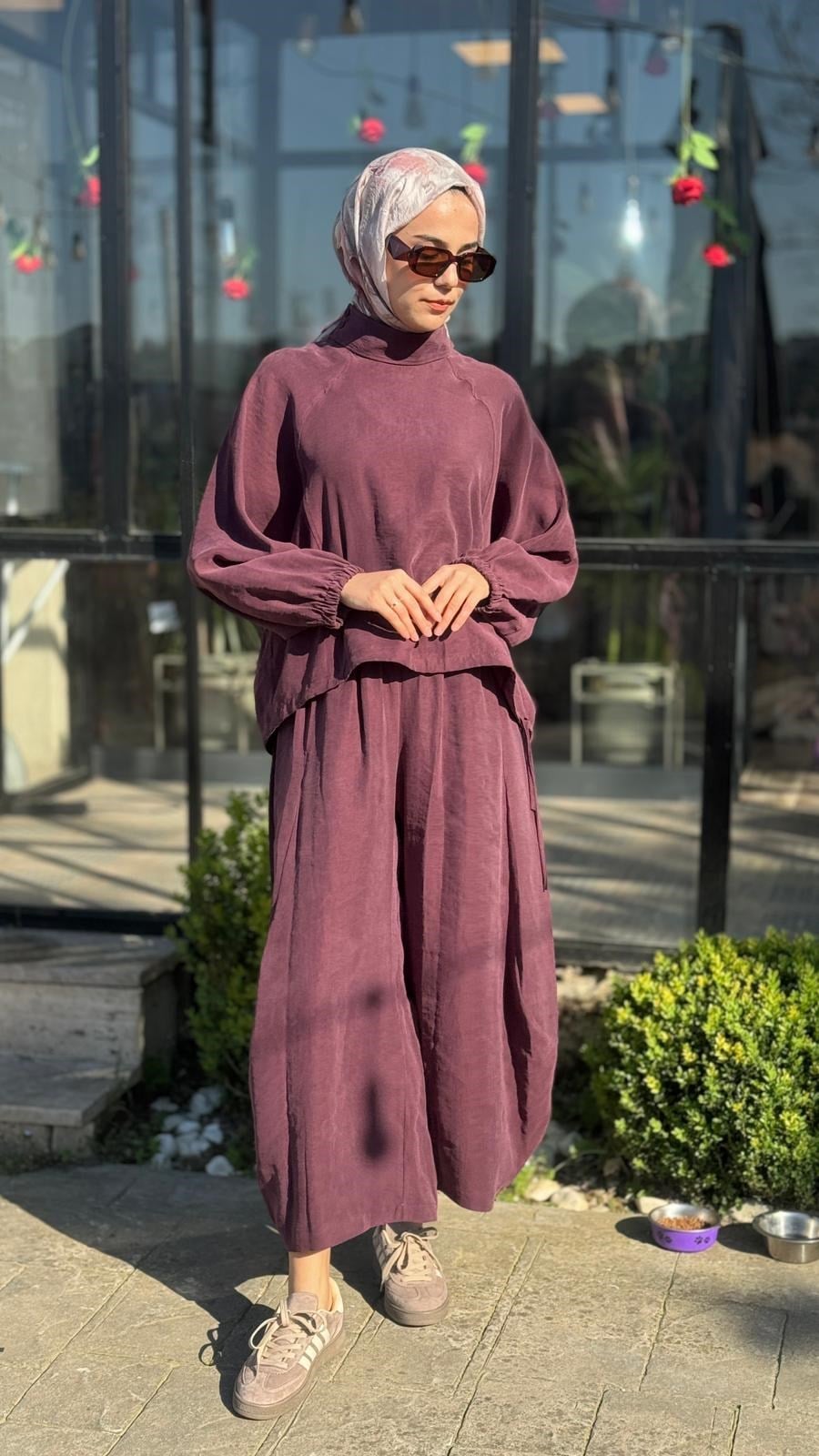 QOOQ Sasha Bluzlu Pantolon Takım 26ss205