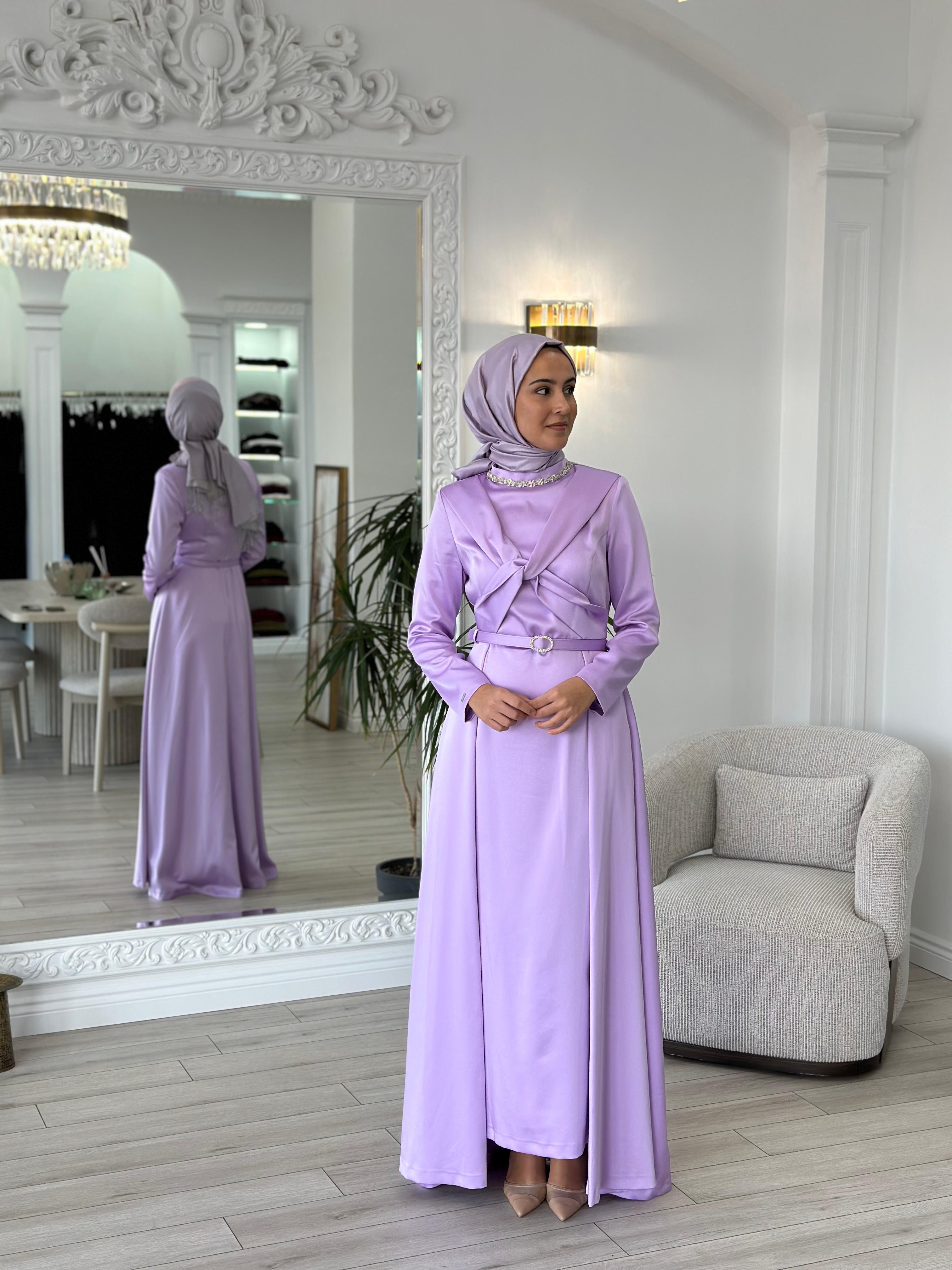 Senna Bianca Dress Lila sd241041030089