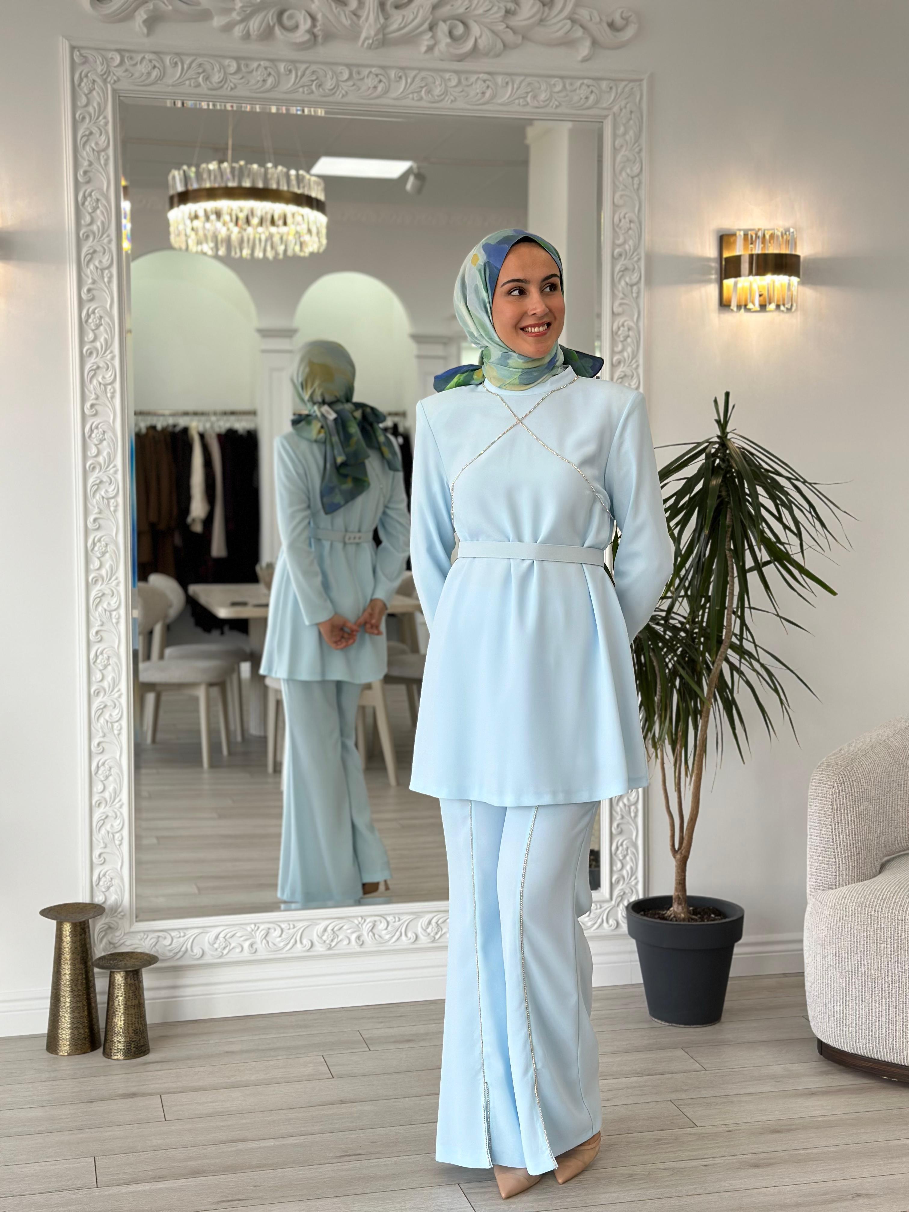 Senna Crystal Set Bebe Mavisi sd242042091004