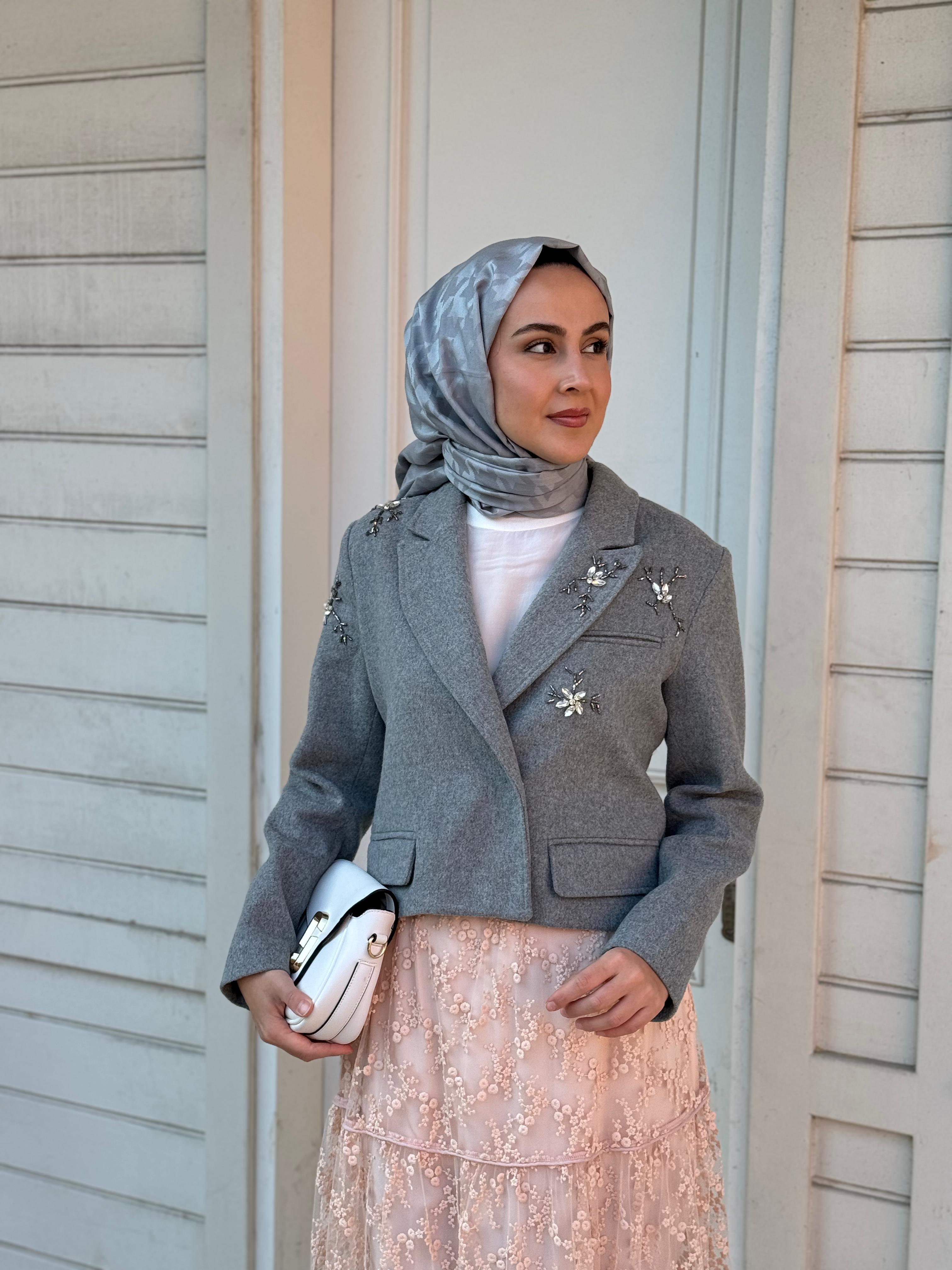 Venöve Boyce Ceket Gri 24fwcek0014