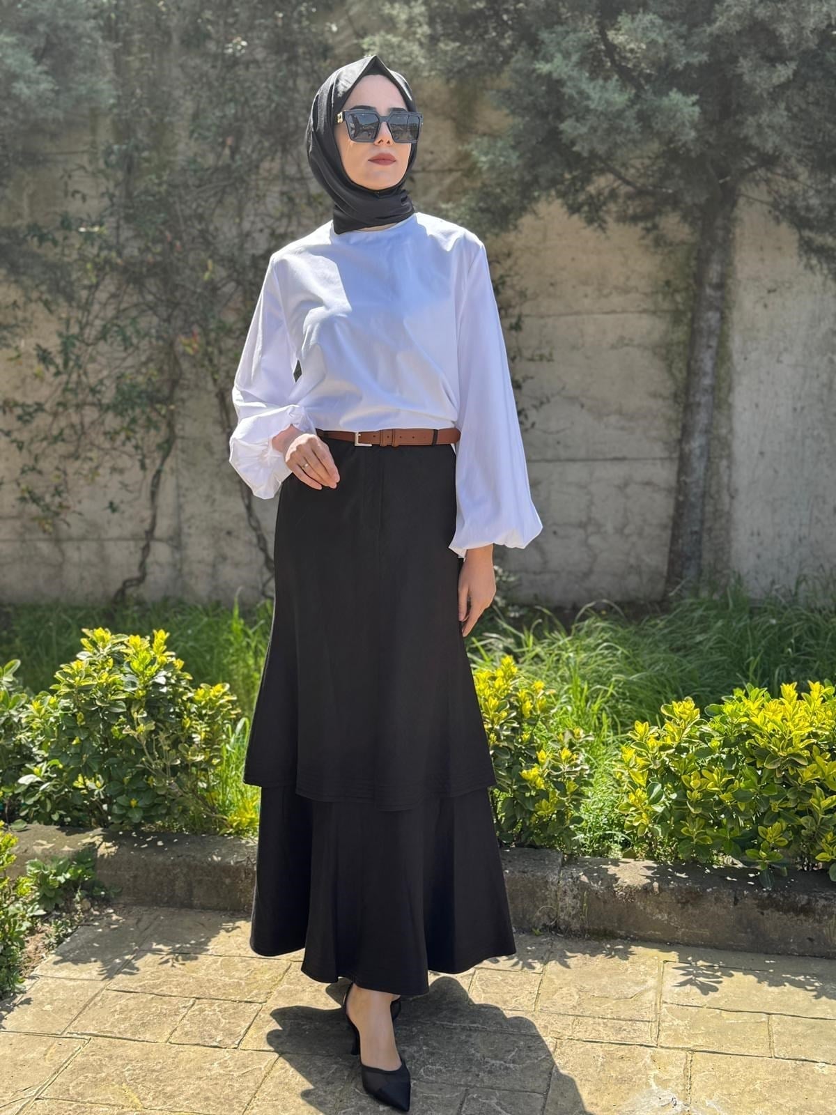 VUU Yakası Büzgülü Gömlek 26ss1010