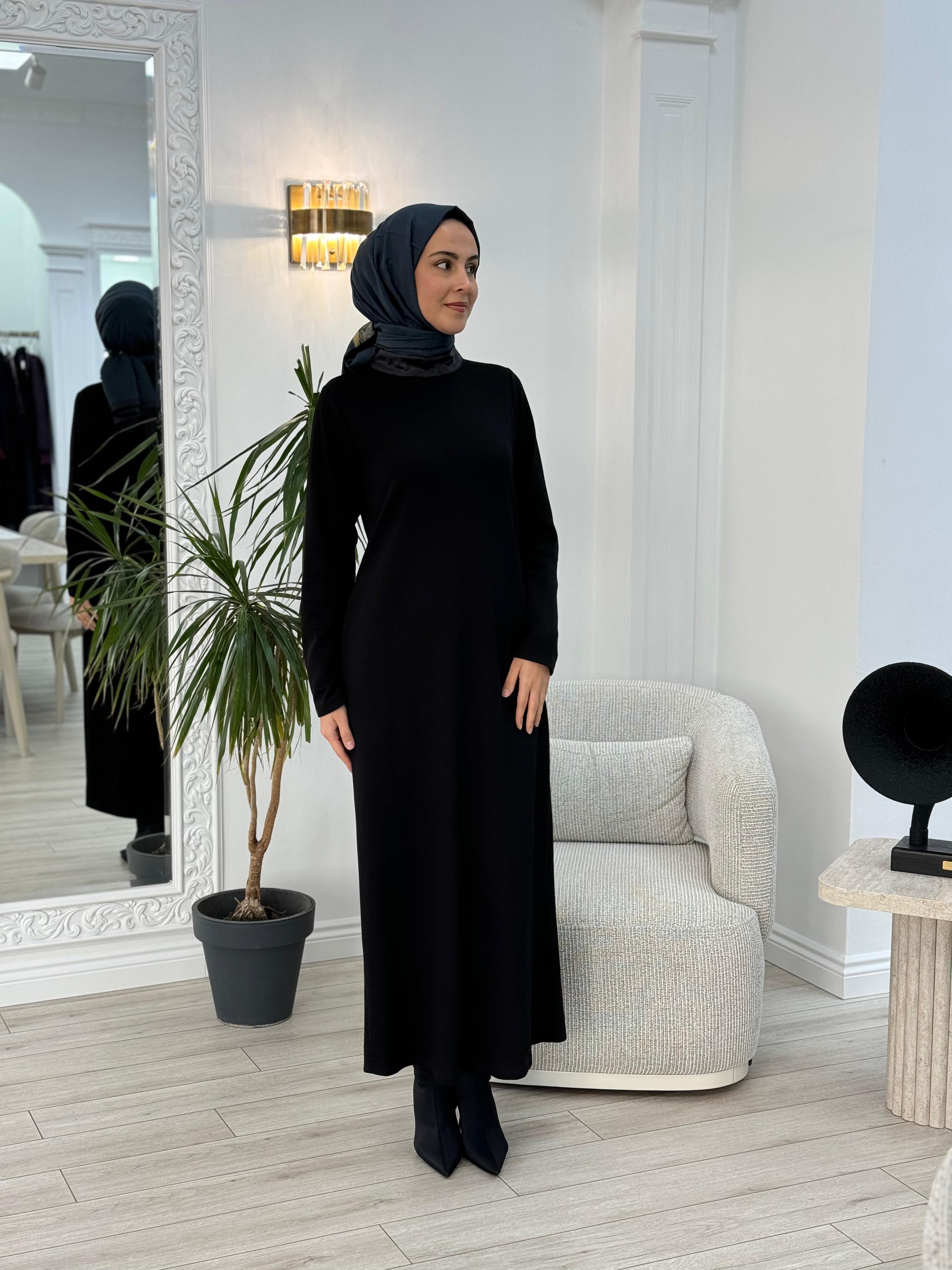 Almarwah Arkası Düğmeli Elbise 303797