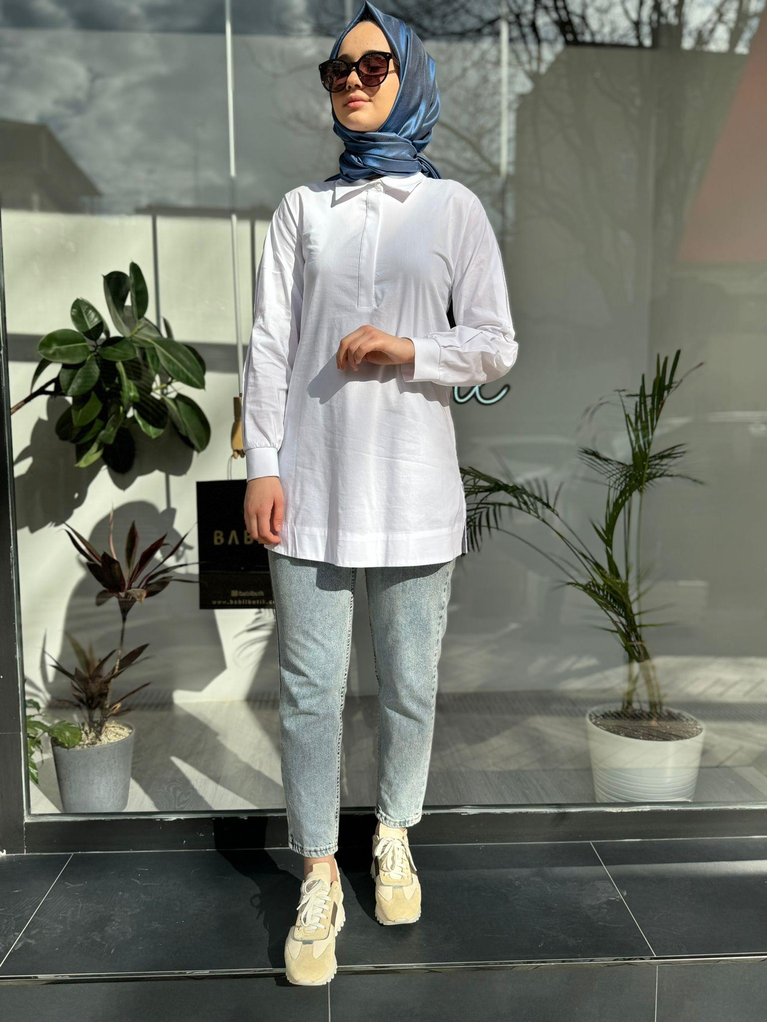 Almarwah Basic Gömlek Beyaz 102023