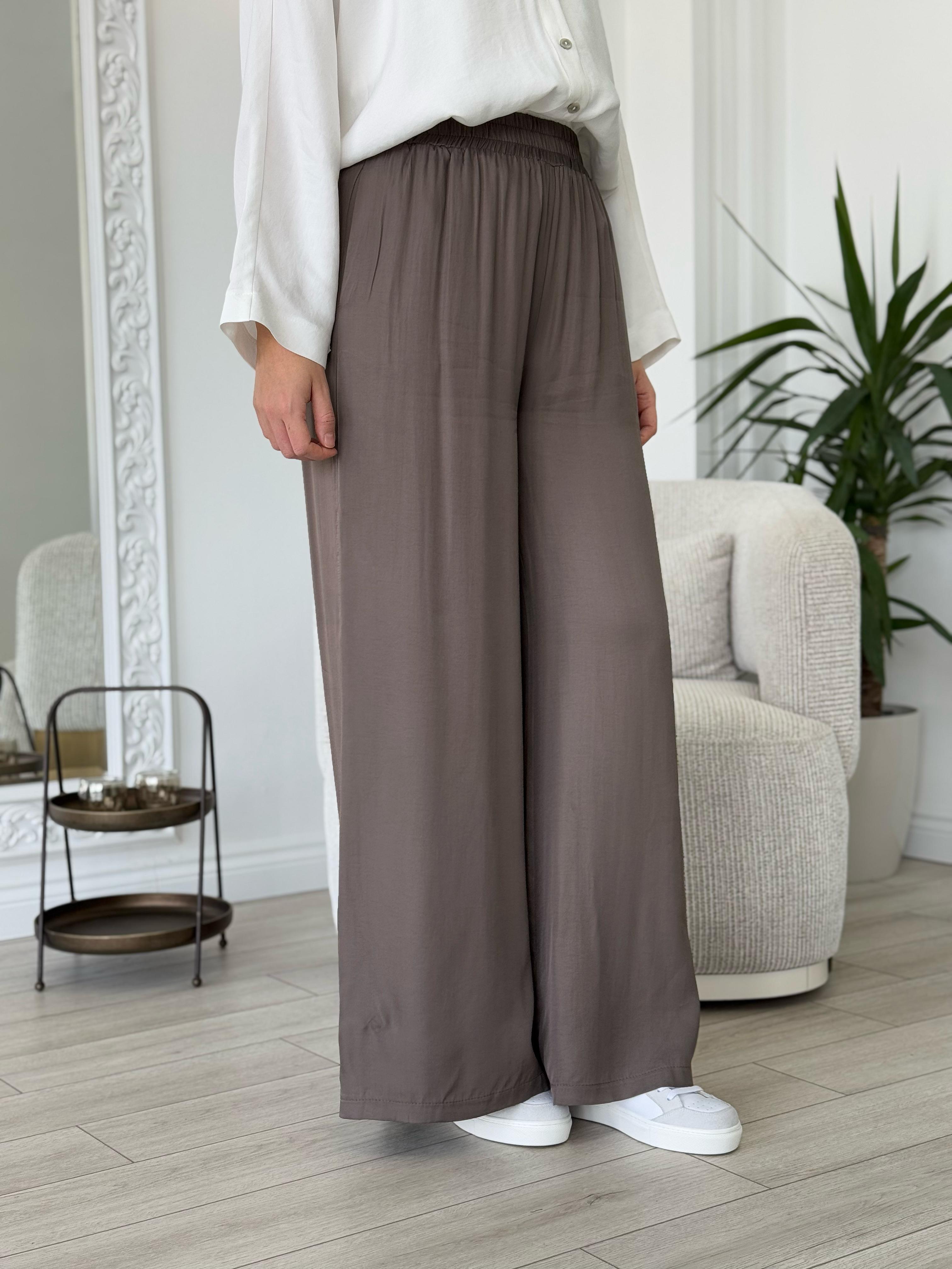 Almarwah Beli Lastikli Bol Paça Pantolon 606073