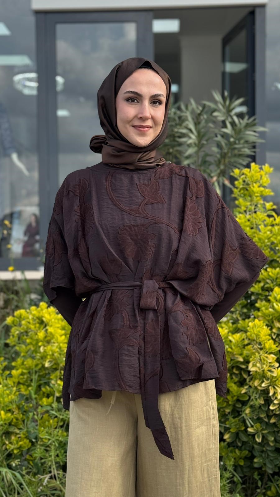 Almarwah Çiçek Desenli Tunik 102255