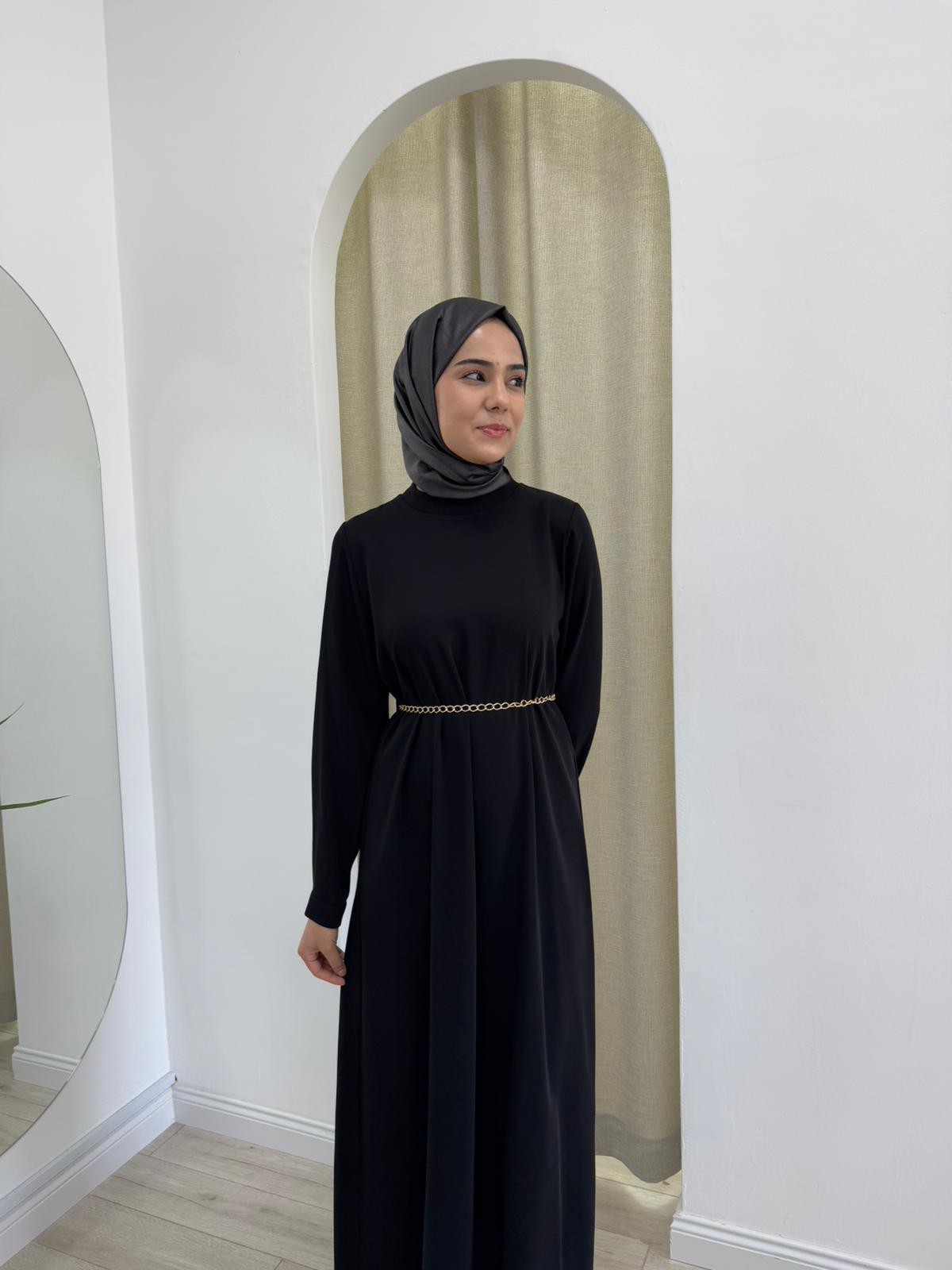 Almarwah Elbise Siyah 90494