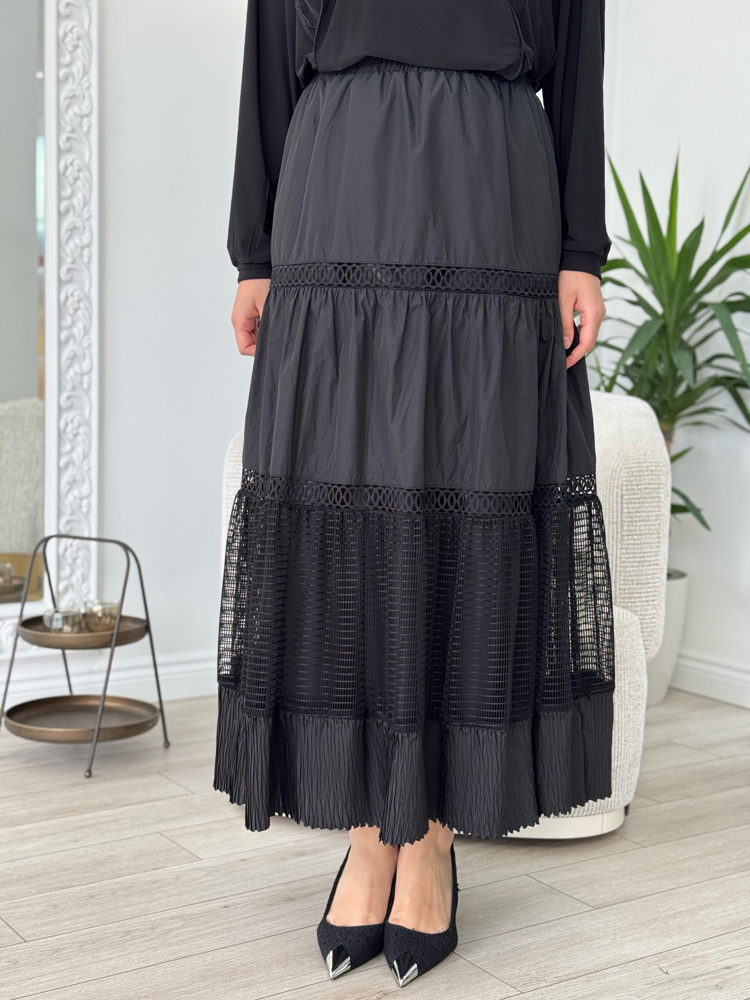 Almarwah File Detaylı Etek 806448