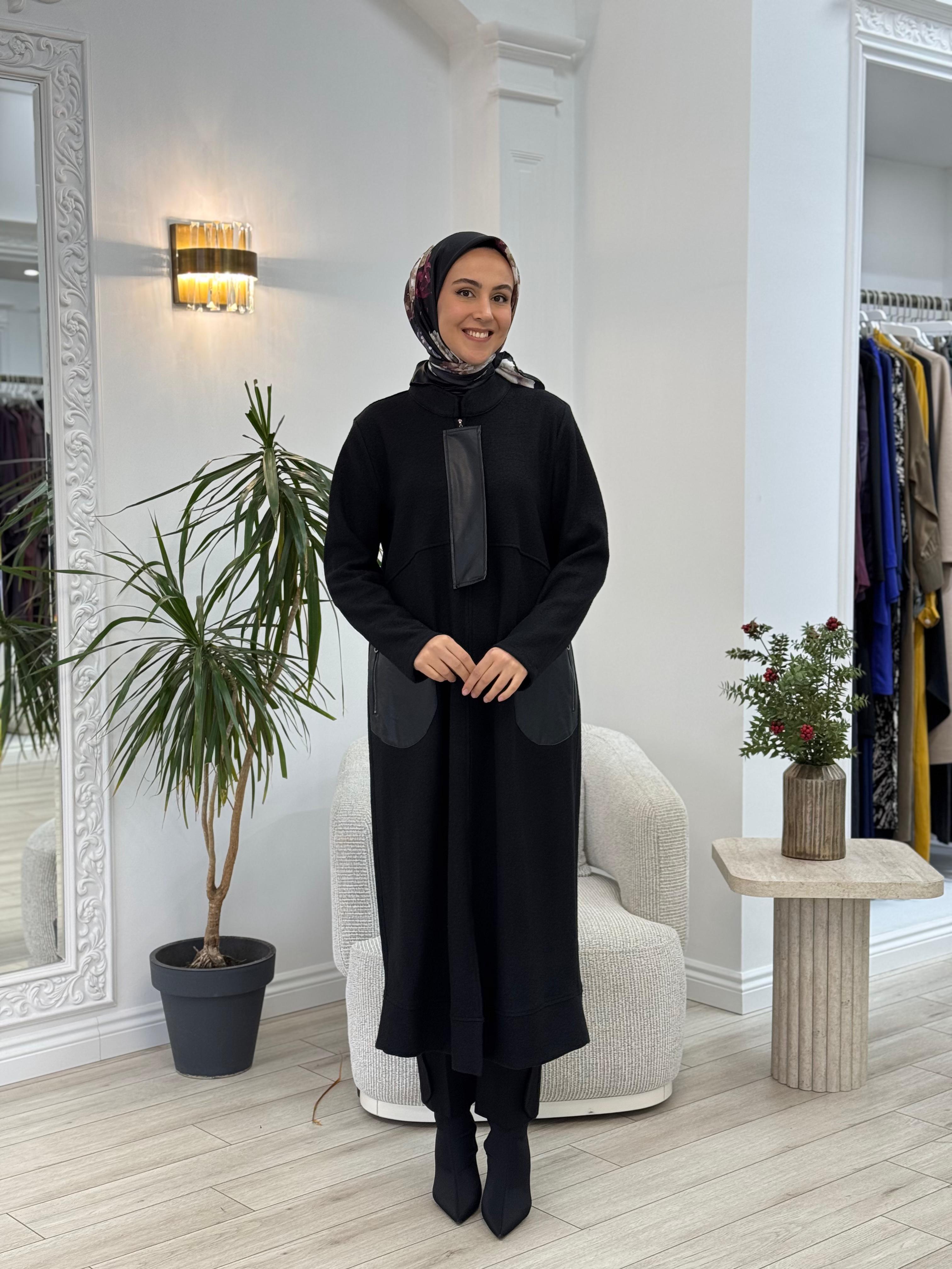 Almarwah Keçe Deri Detaylı Kap 505305