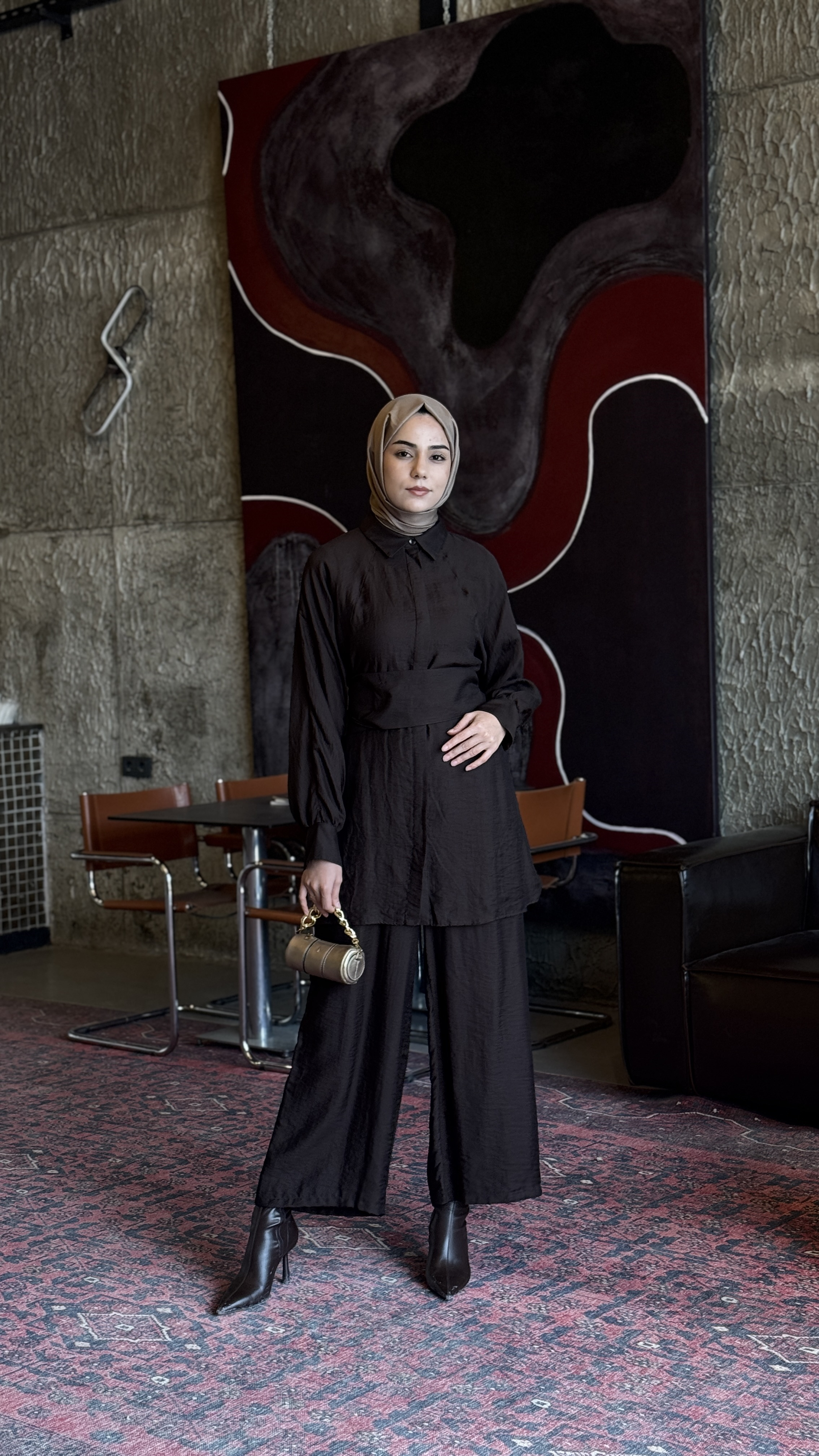 Almarwah Kemerli Pantolon Takım 202979