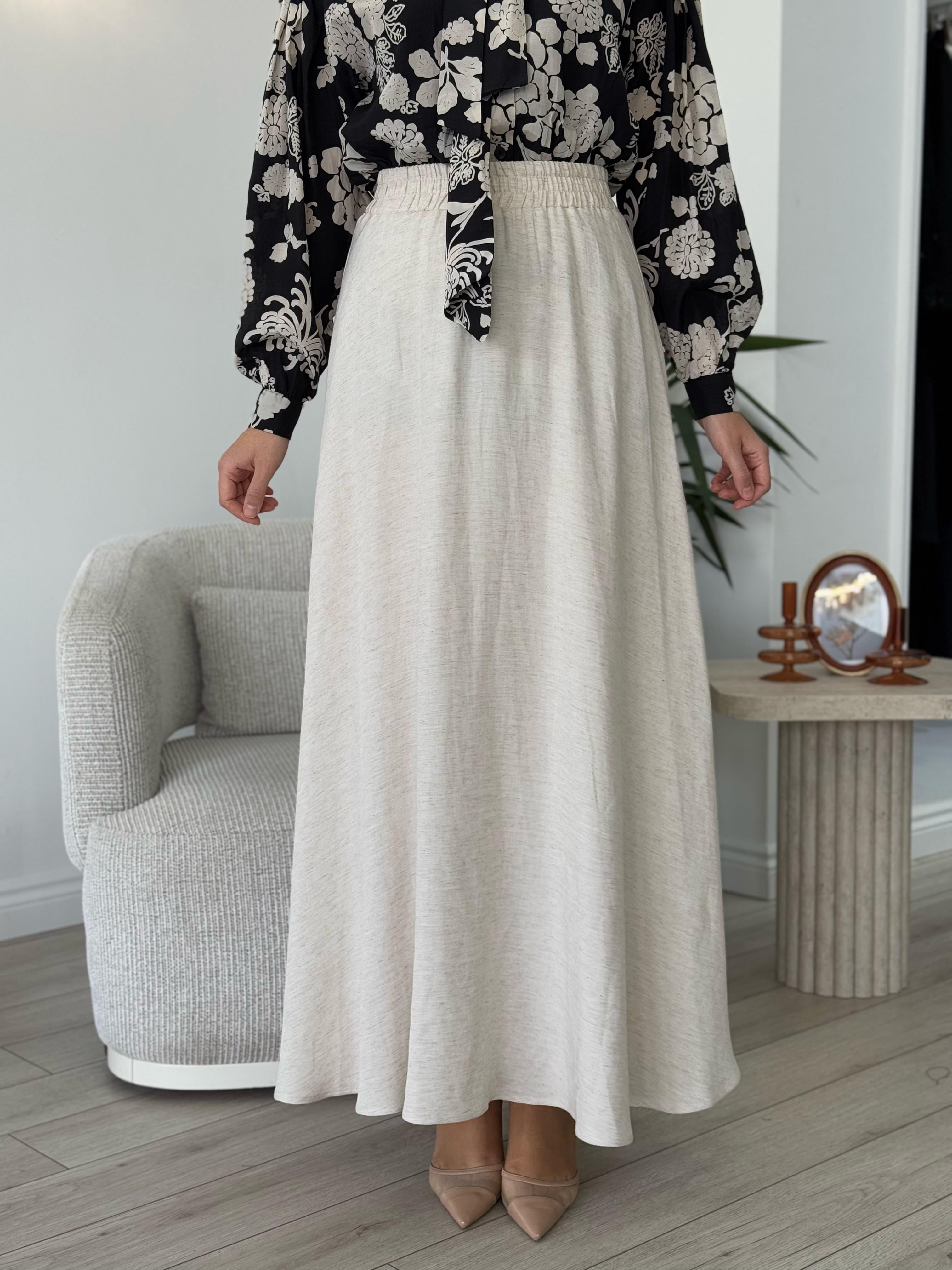 Almarwah Lastikli Keten Etek 806452