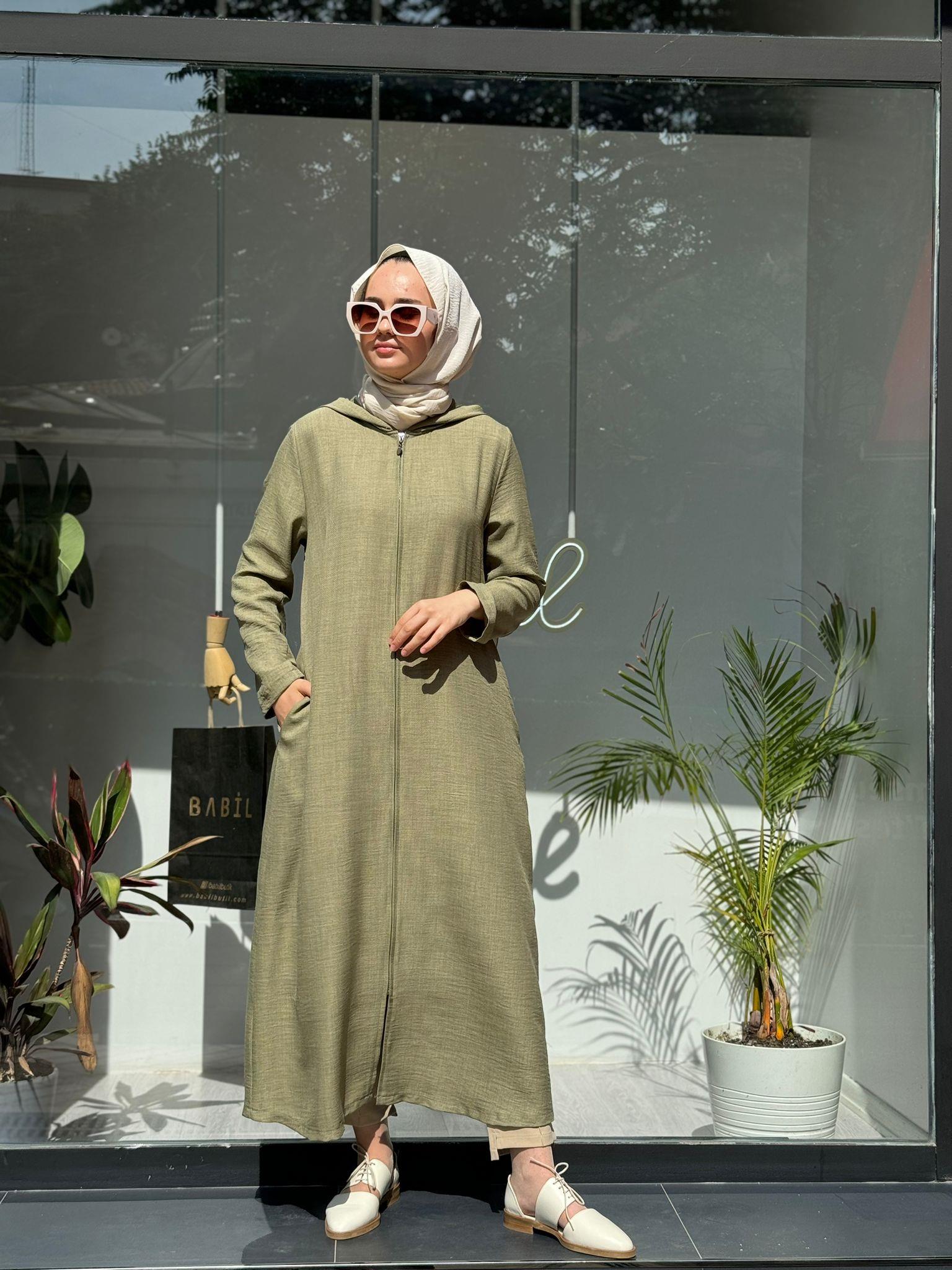 Almarwah Sırt Detaylı Kap Yeşil 404801