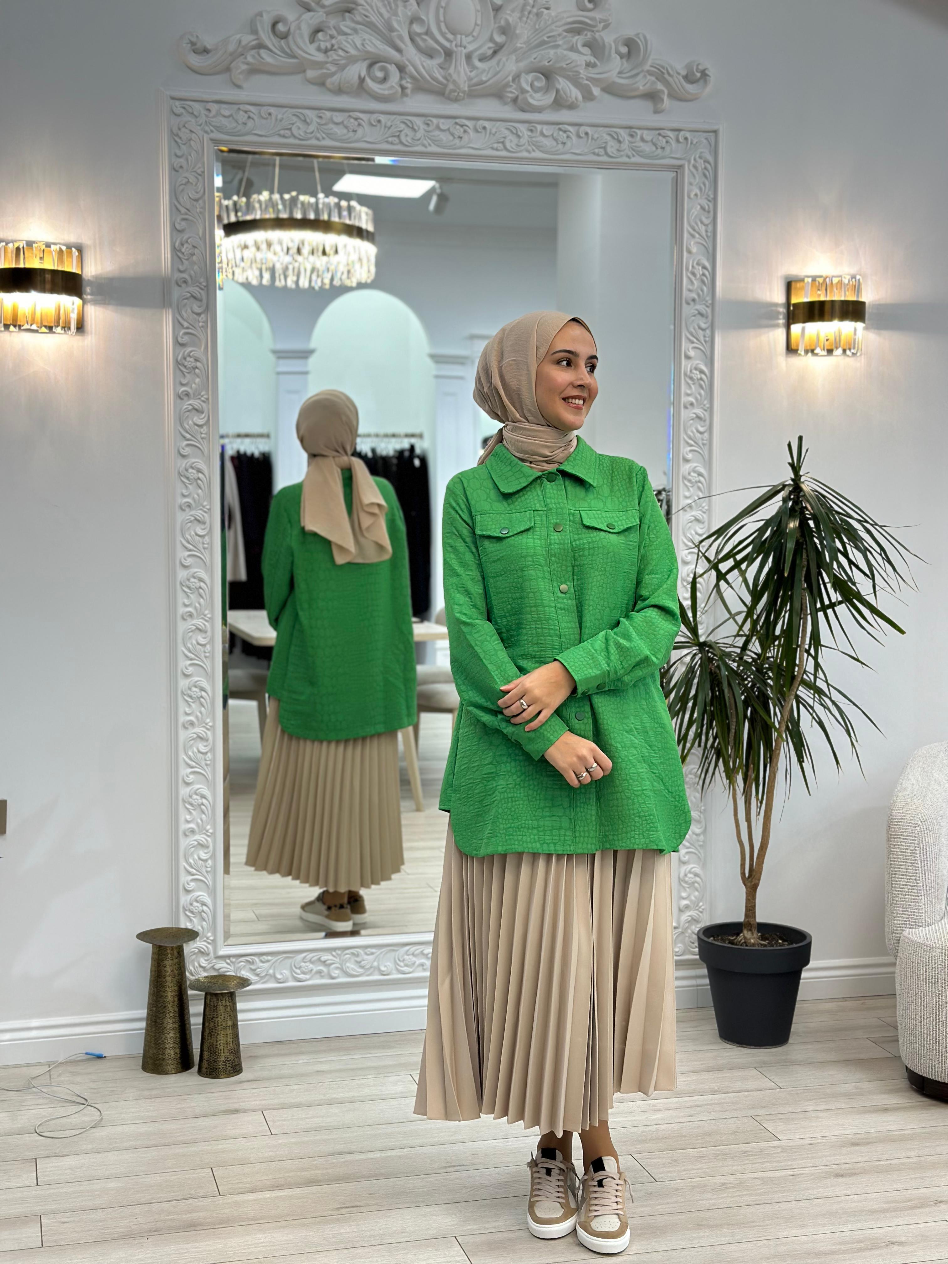 İnvee Kapitone Gömlek Benetton 6827