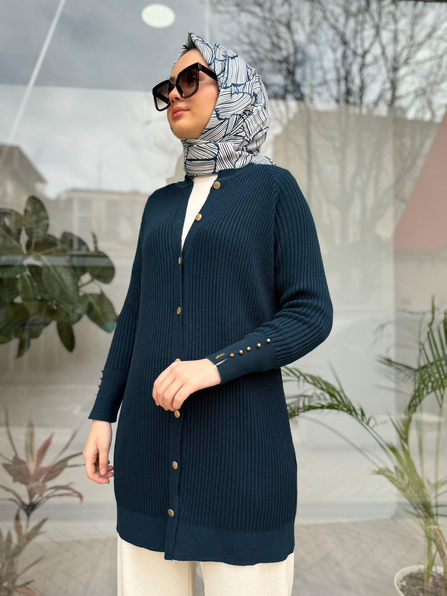 İnvee Lastik Örgü Hırka Havacı 6863