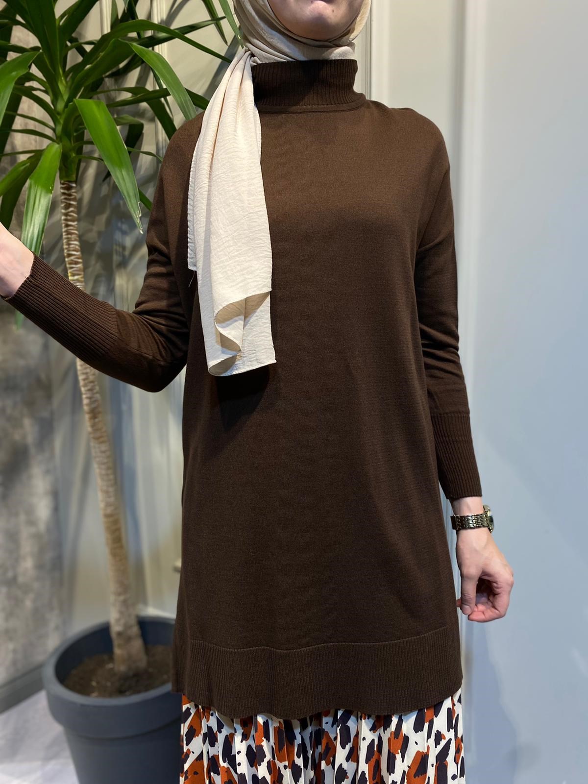 İnvee Merserize Triko Kahve 6862