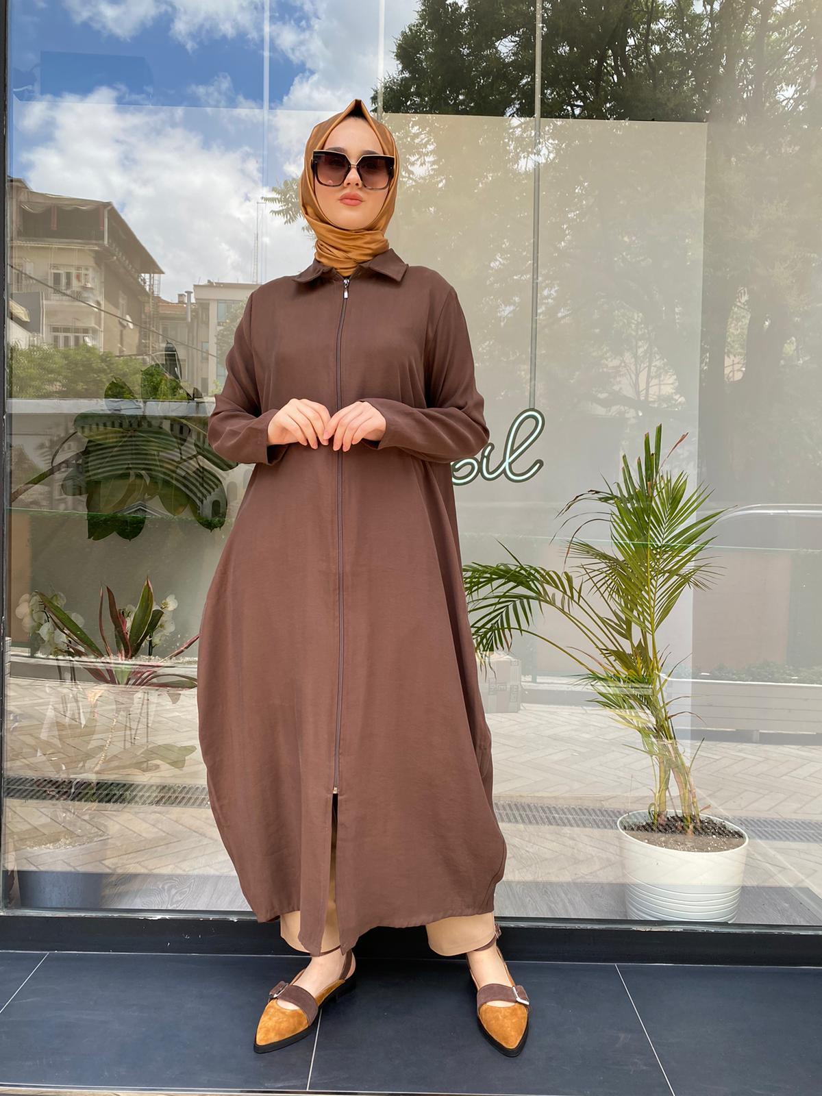 İnvee Tensel Kap Kahve 6961 - Babilbutik