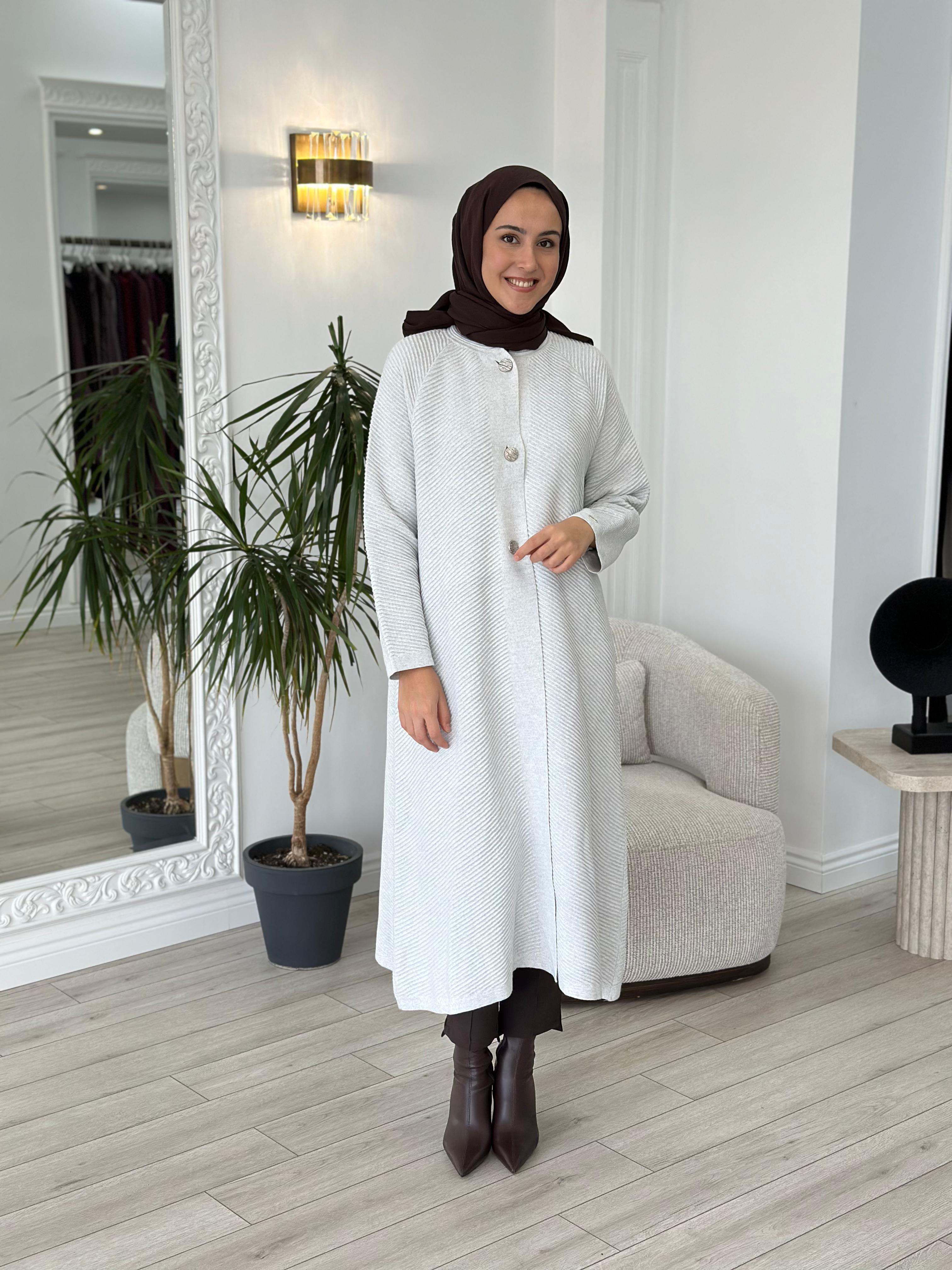 İnvee Triko Kap Gri 6866
