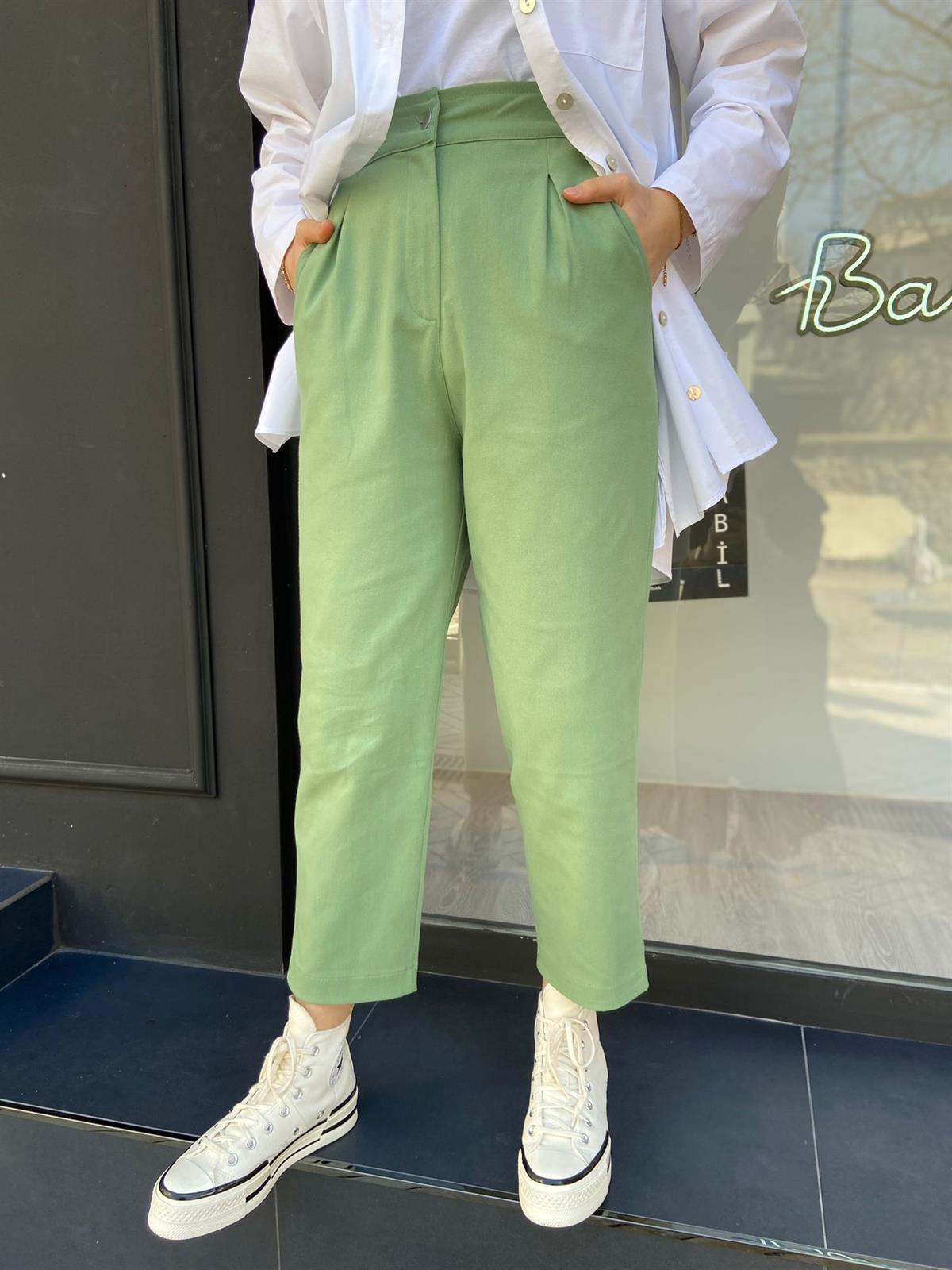 Invee Yeşil Pantolon 6857