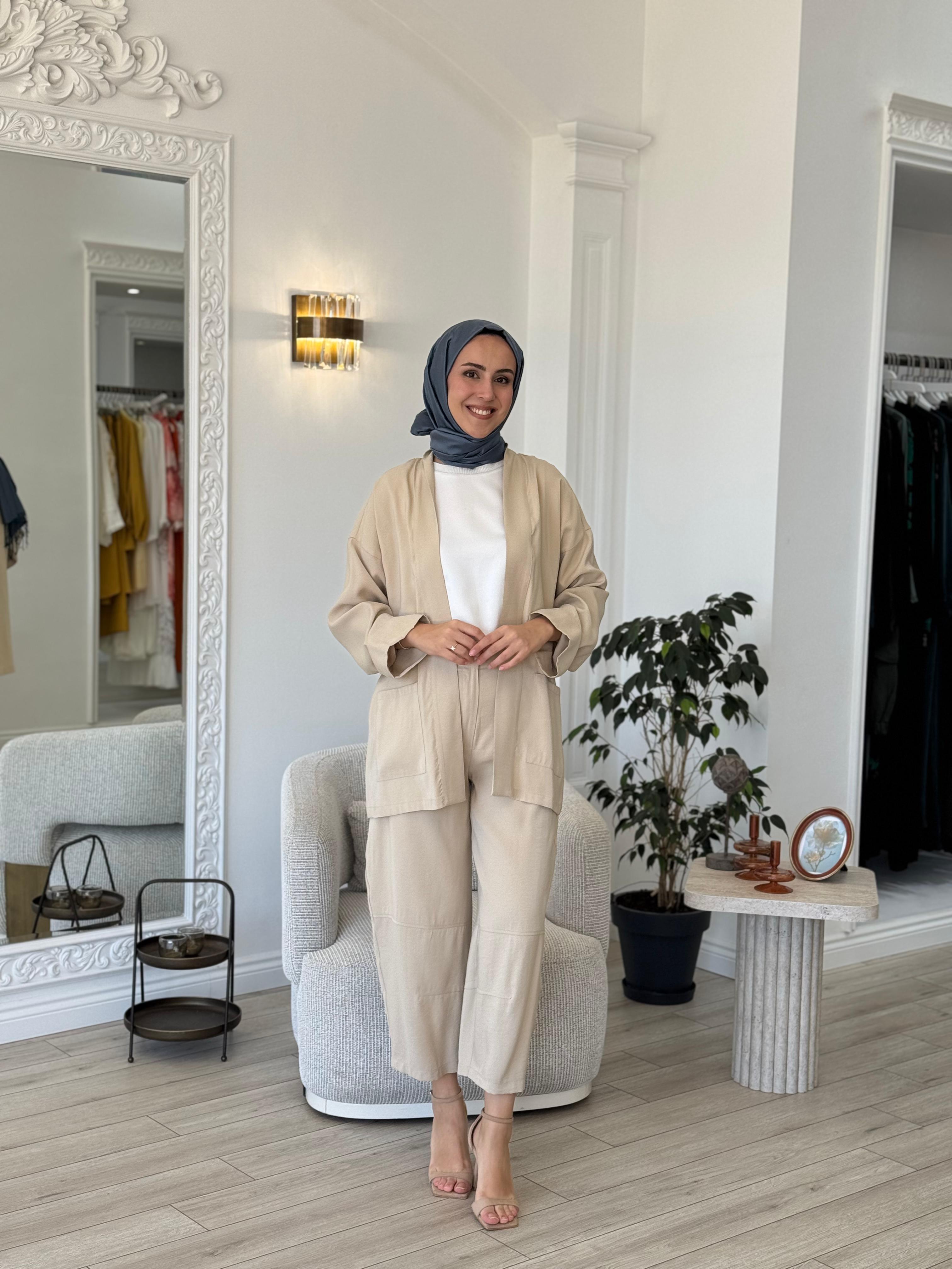 Kahma Basic Takım Bej 24y25043