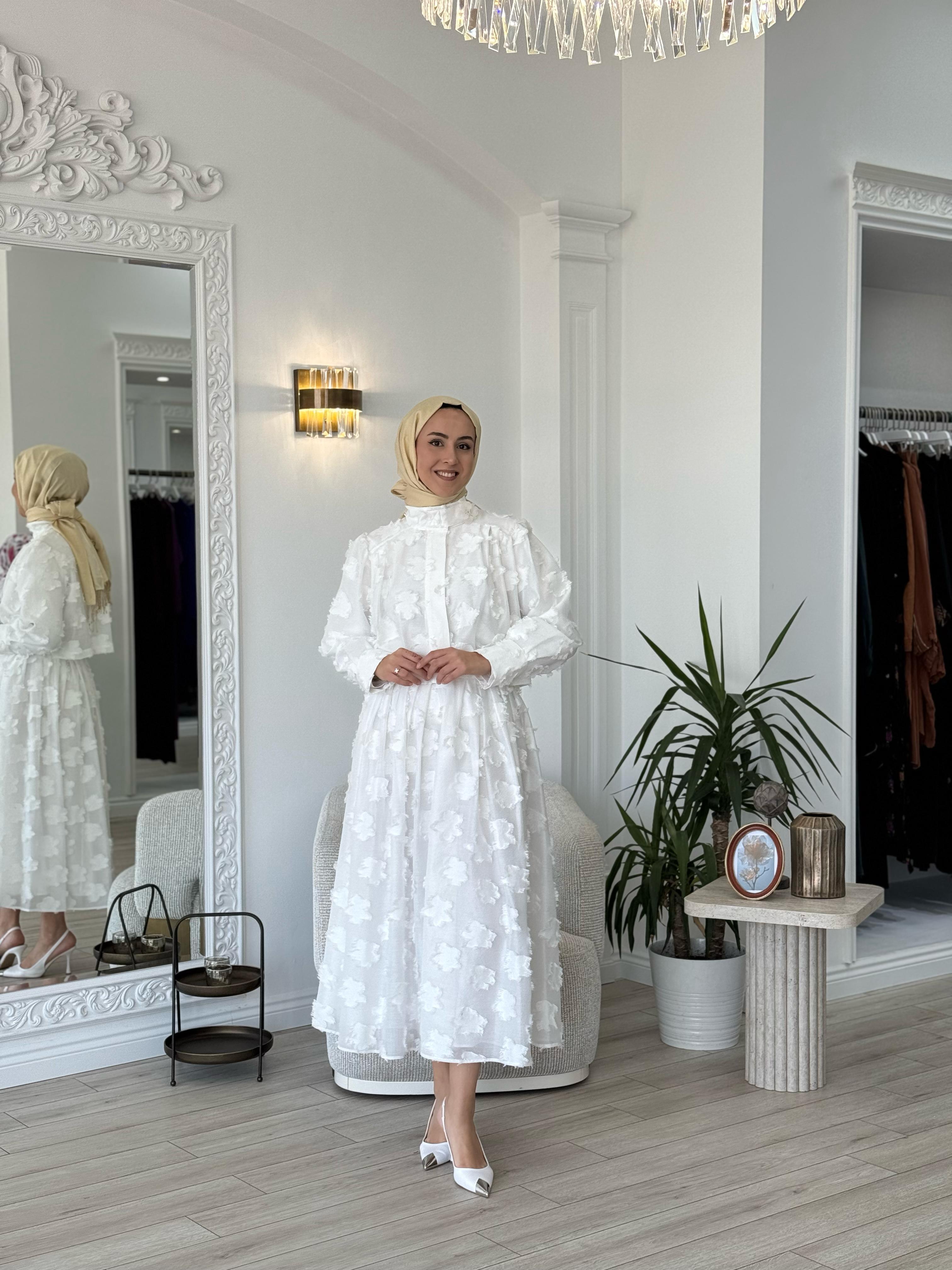 Kahma Ceket Beyaz 25y25160