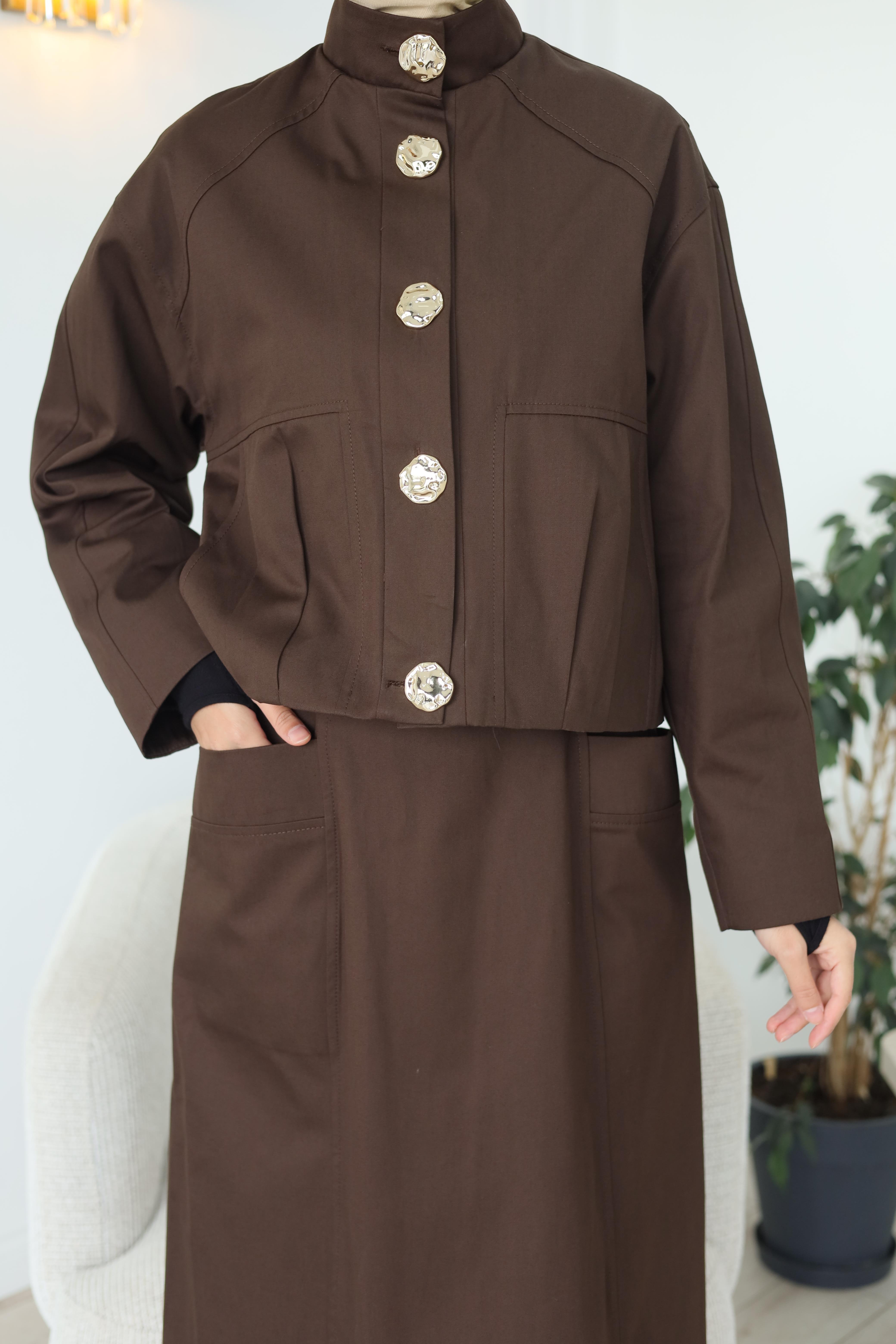 Kahma Ceket Kahve 25k25205