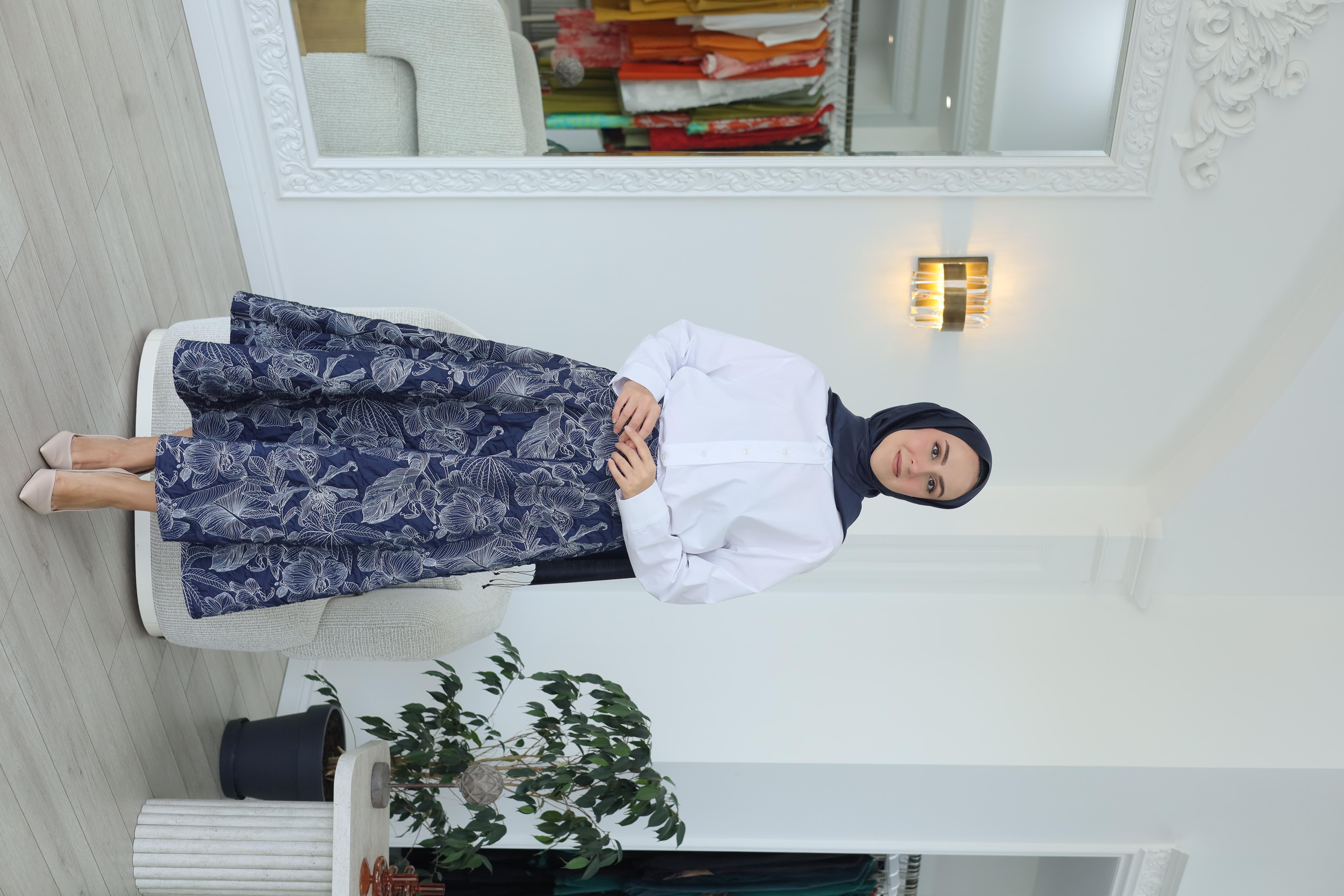Kahma Desenli Etek 25k29203