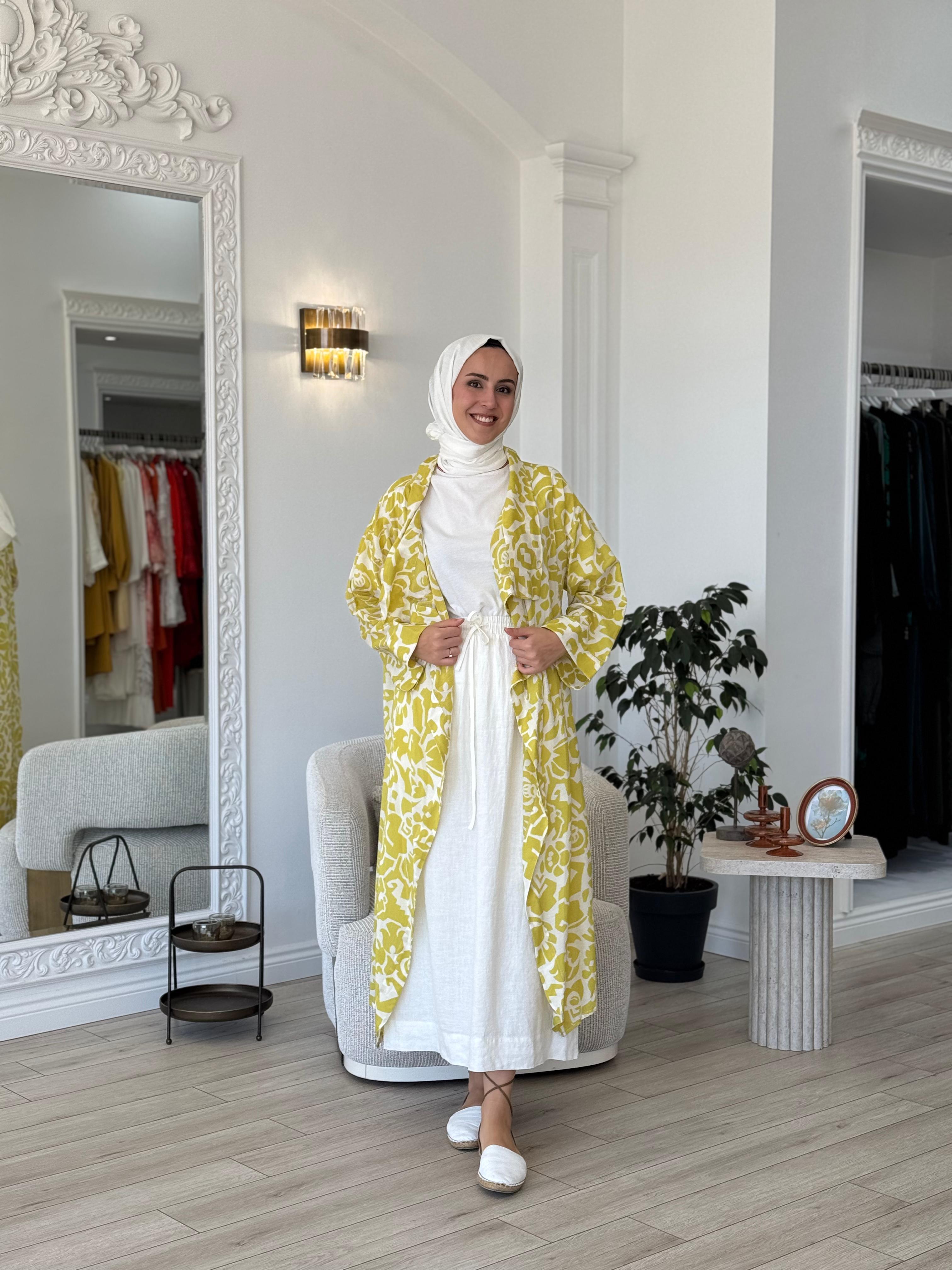 Kahma Desenli Kimono Asit 24y14057